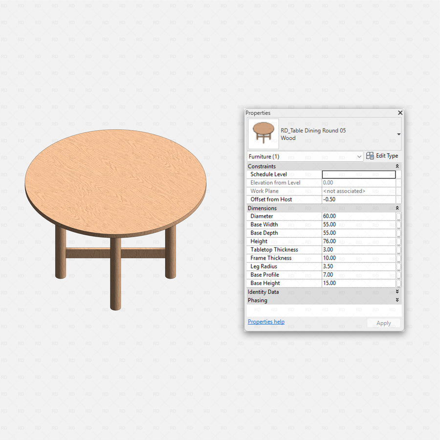 Download Revit Armchairs | RD Studio