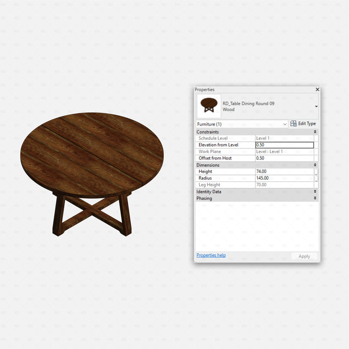 Download Revit Armchairs | RD Studio