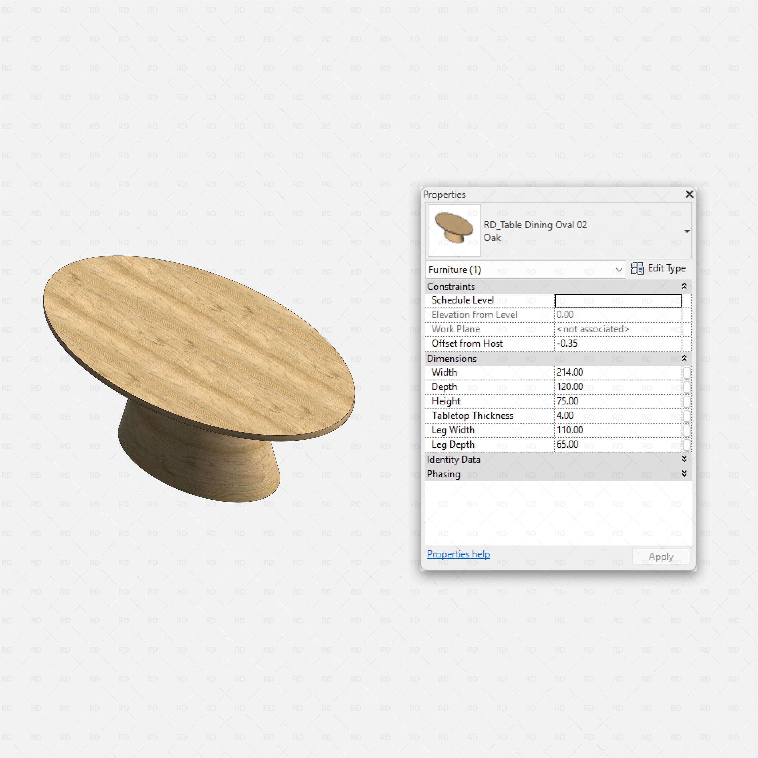 Download Revit Armchairs | RD Studio