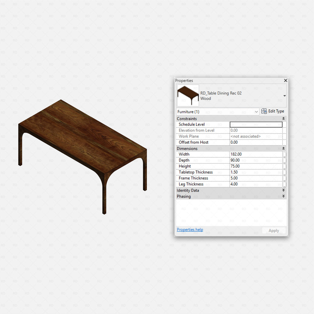 Download Revit Armchairs | RD Studio