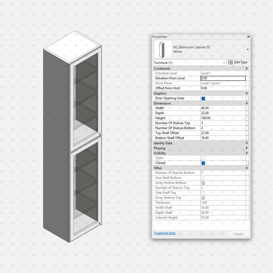 Free Revit Drying Rack Family – Ideal for Laundry Layouts
