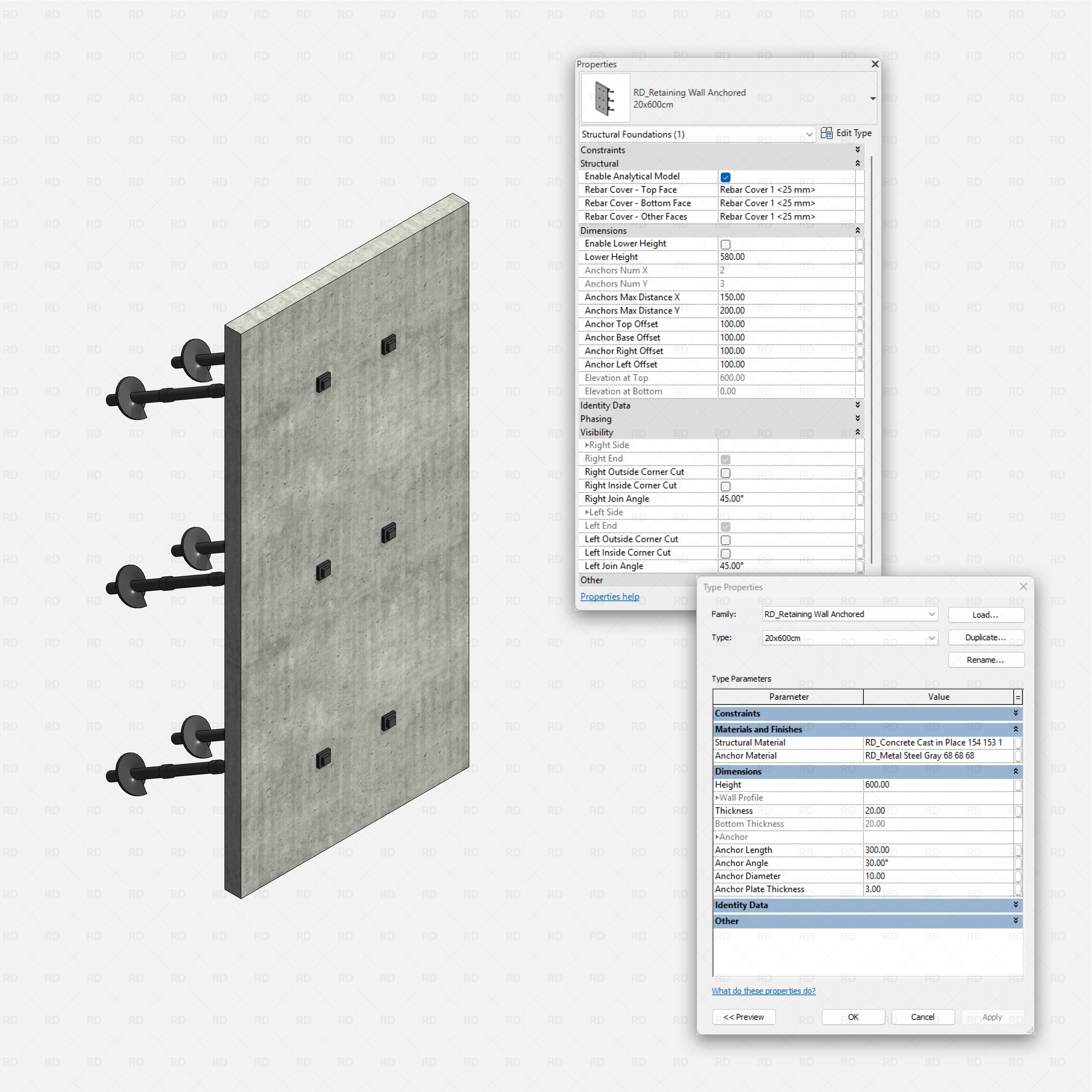 Revit Retaining Walls
