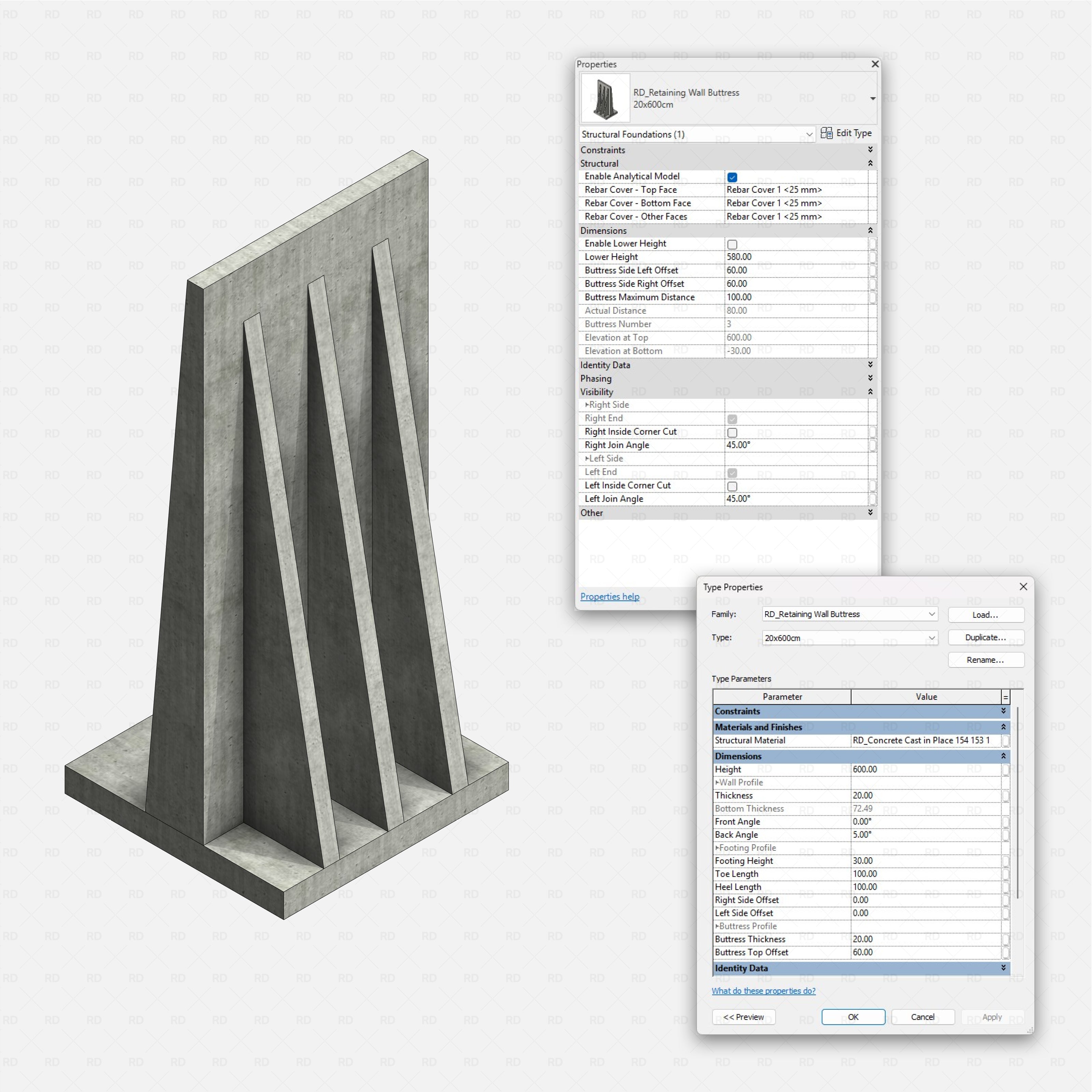 Revit Retaining Walls
