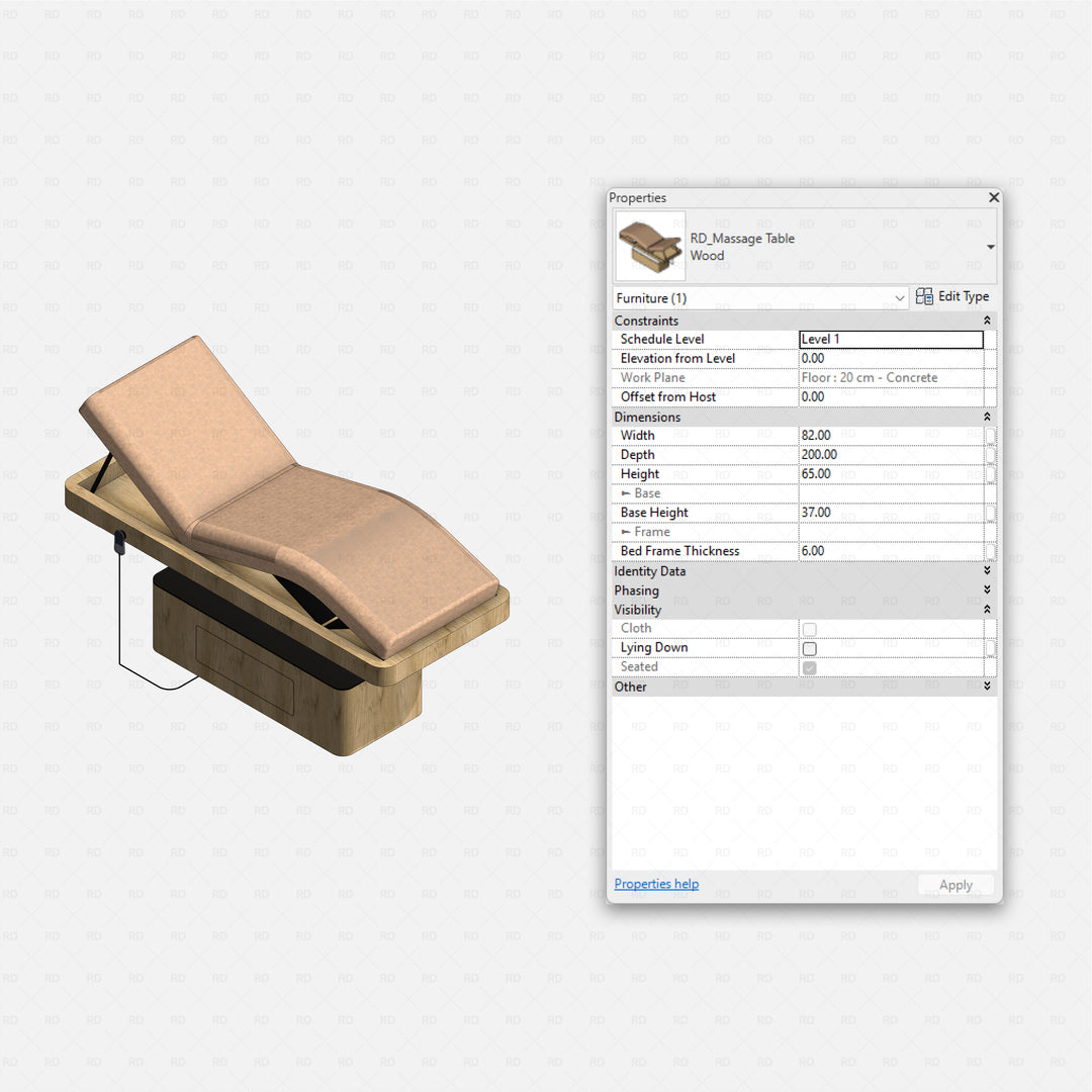 Download Revit SPA and Wellness Center Families | RD Studio
