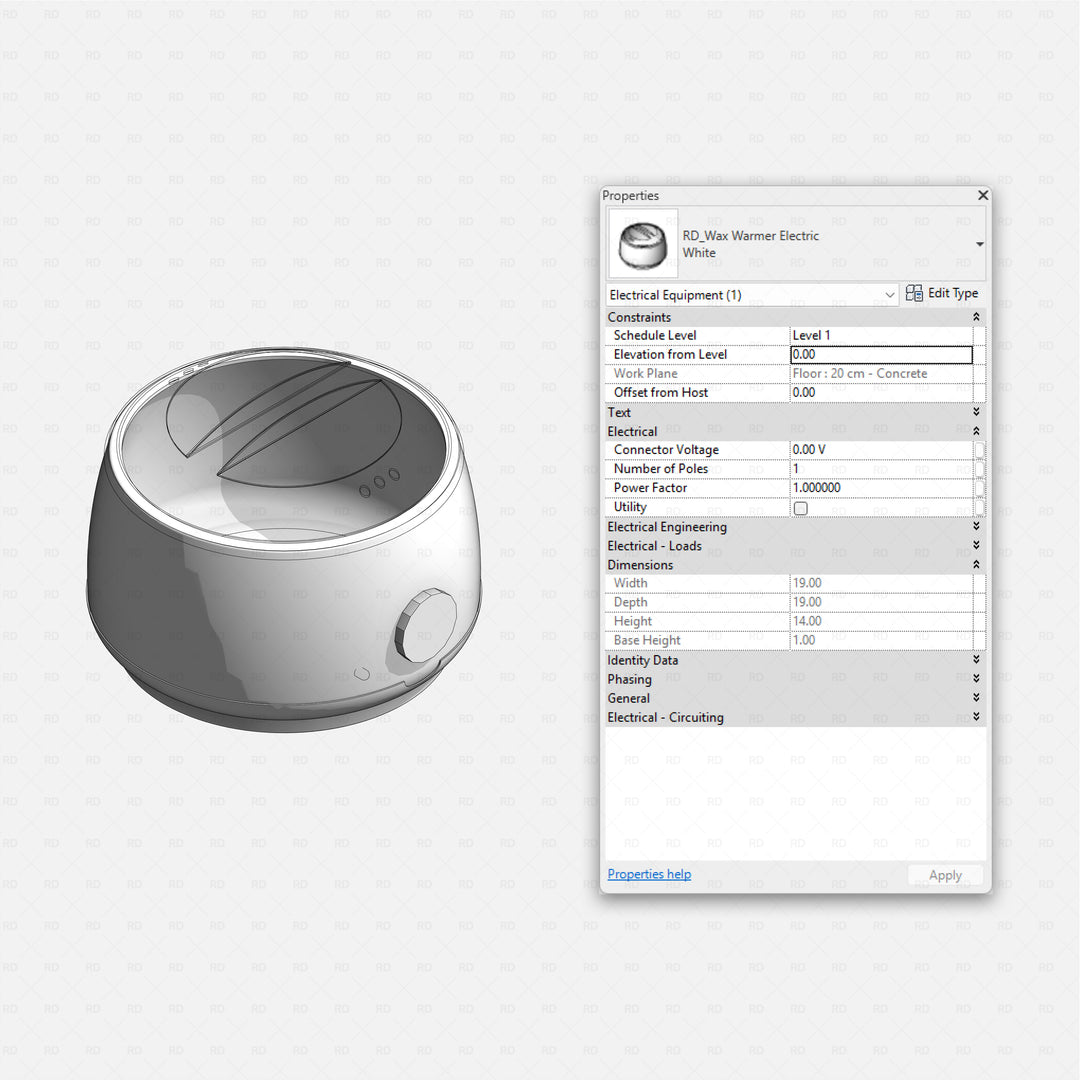 Download Revit SPA and Wellness Center Families | RD Studio