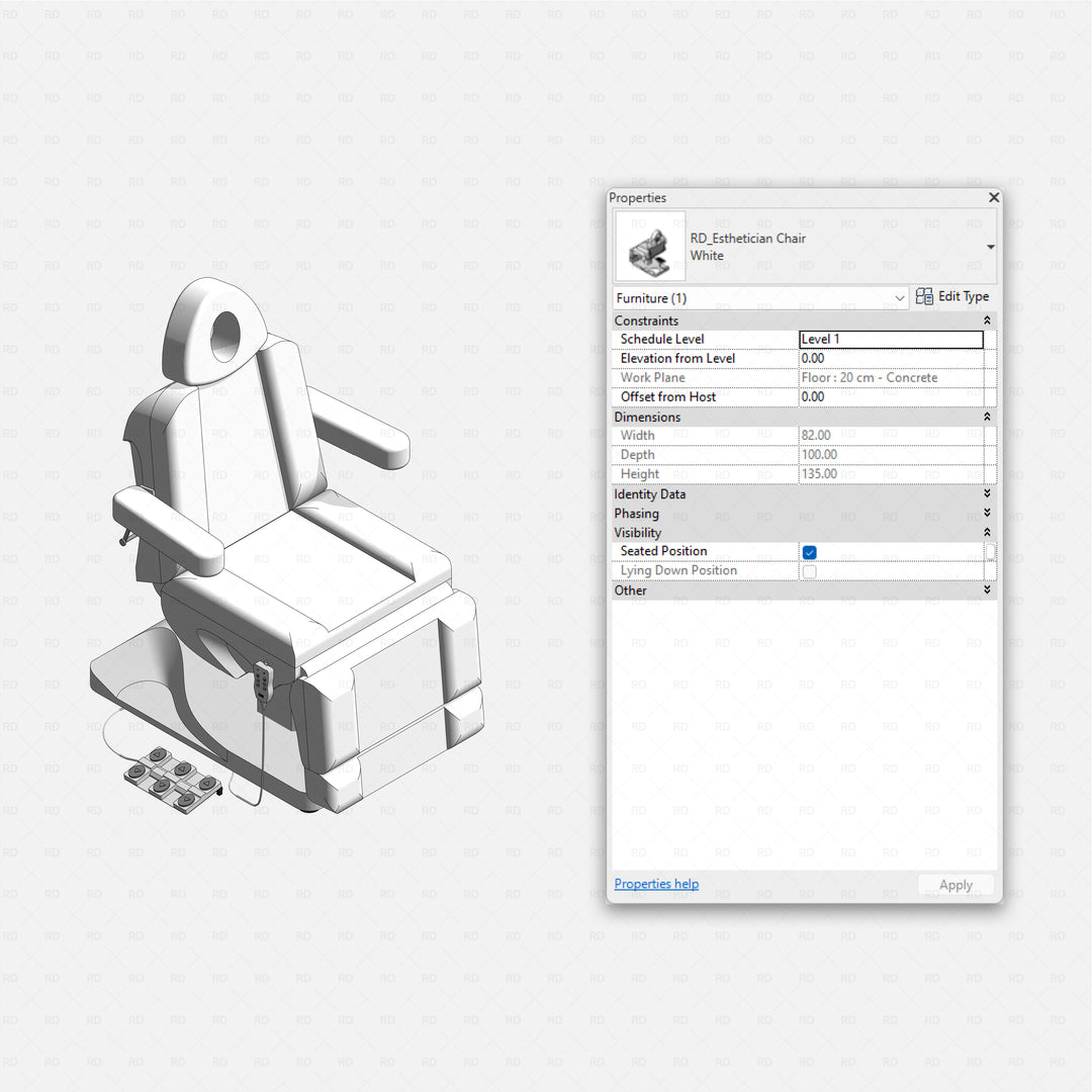 Download Revit SPA and Wellness Center Families | RD Studio