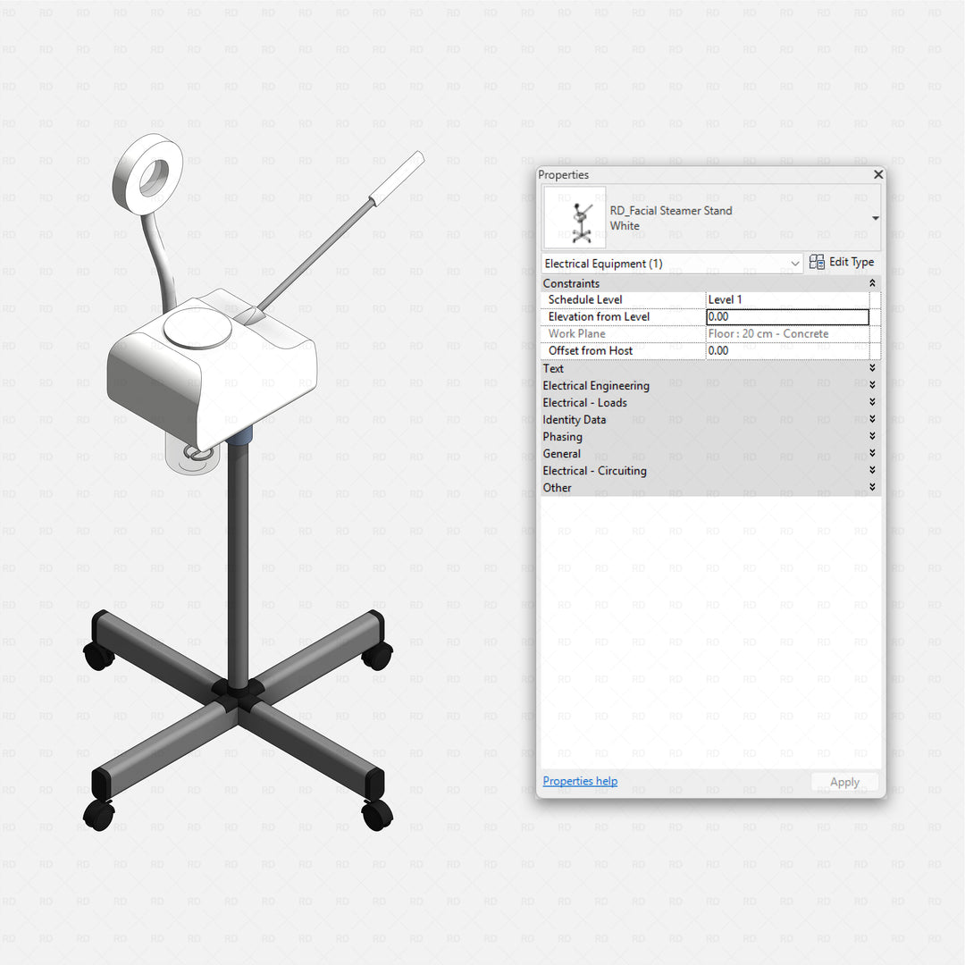 Download Revit SPA and Wellness Center Families | RD Studio