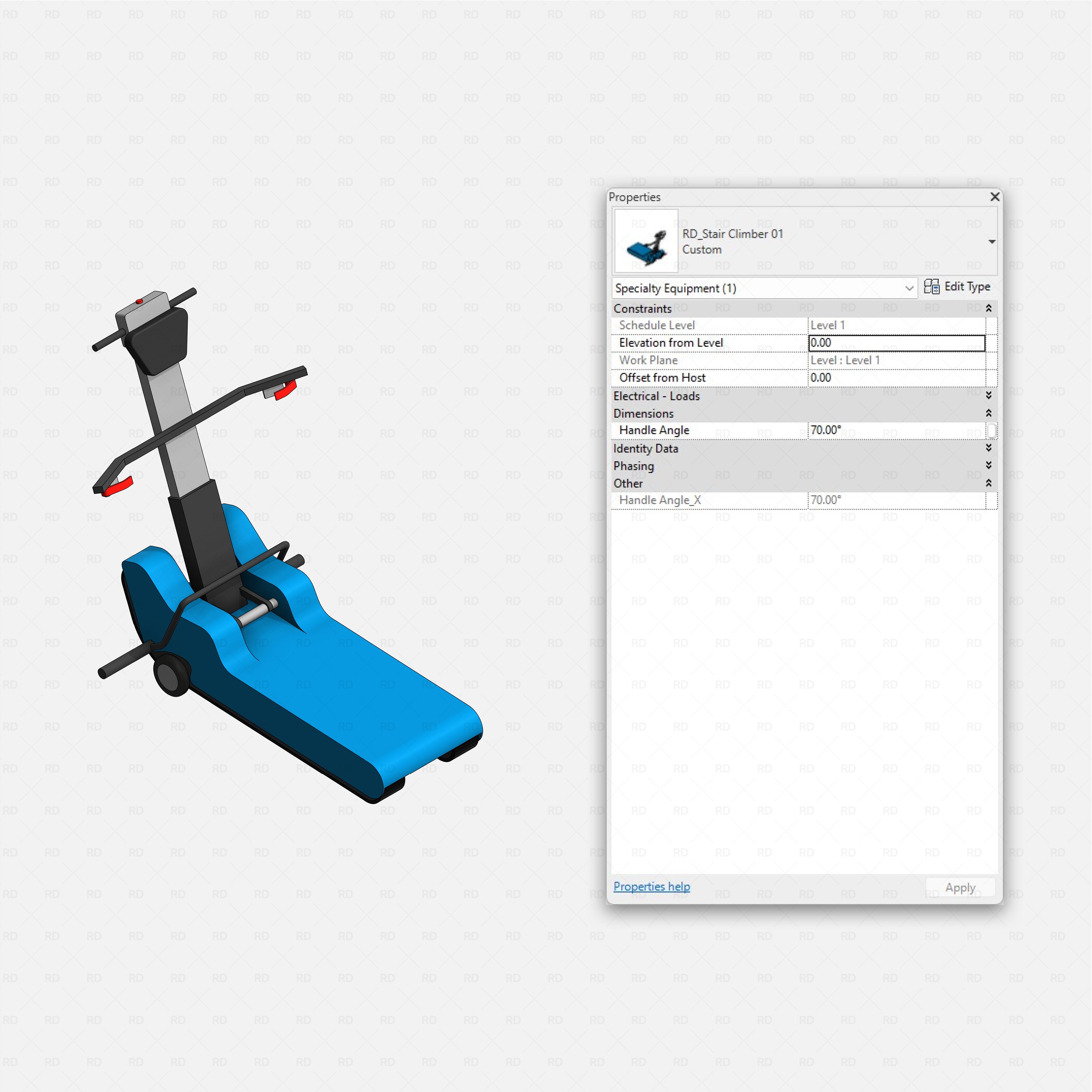 Revit Stair Lifts