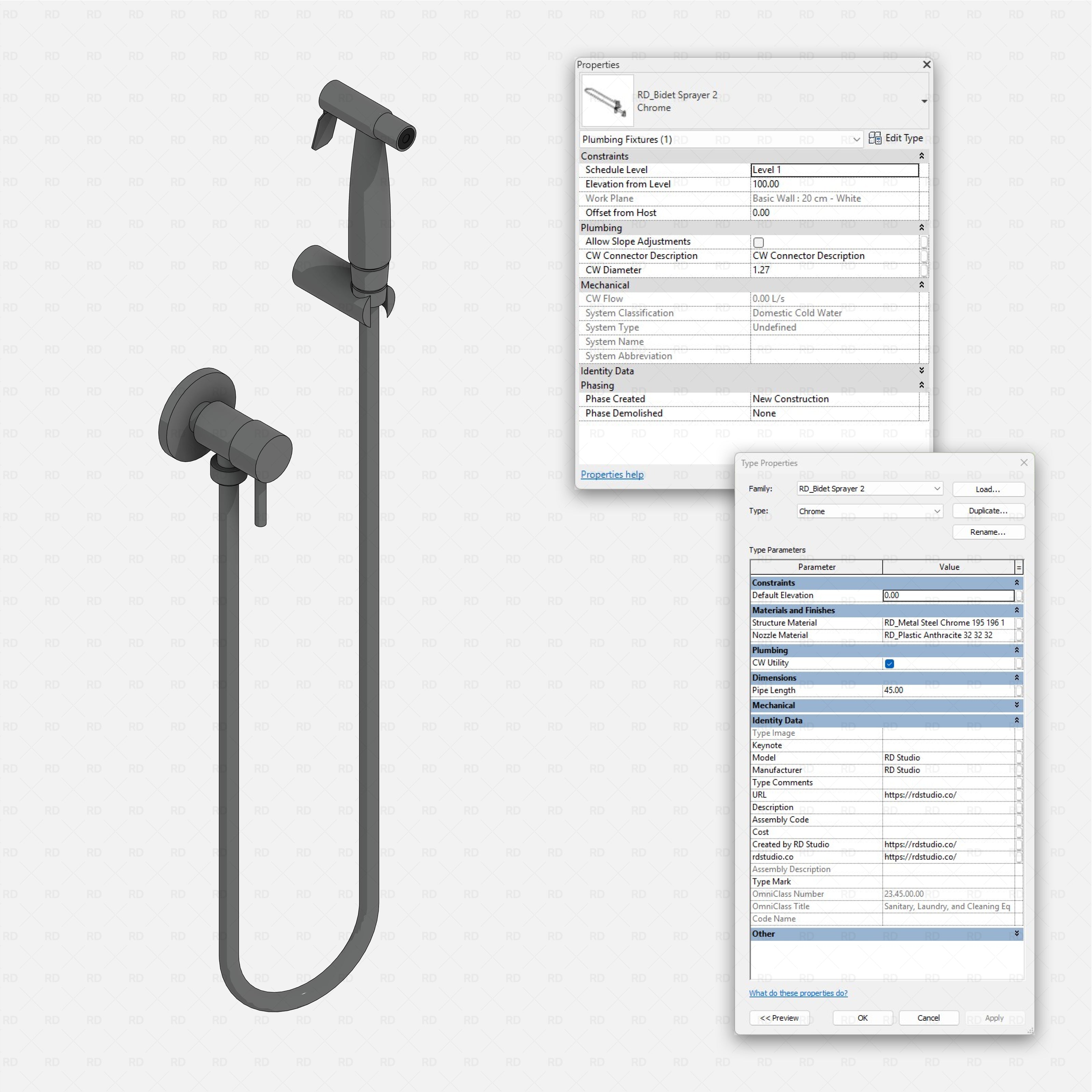 Toilet Windows Rvt Download Revit Parametric Toilet and Bidet Families | RD Studio