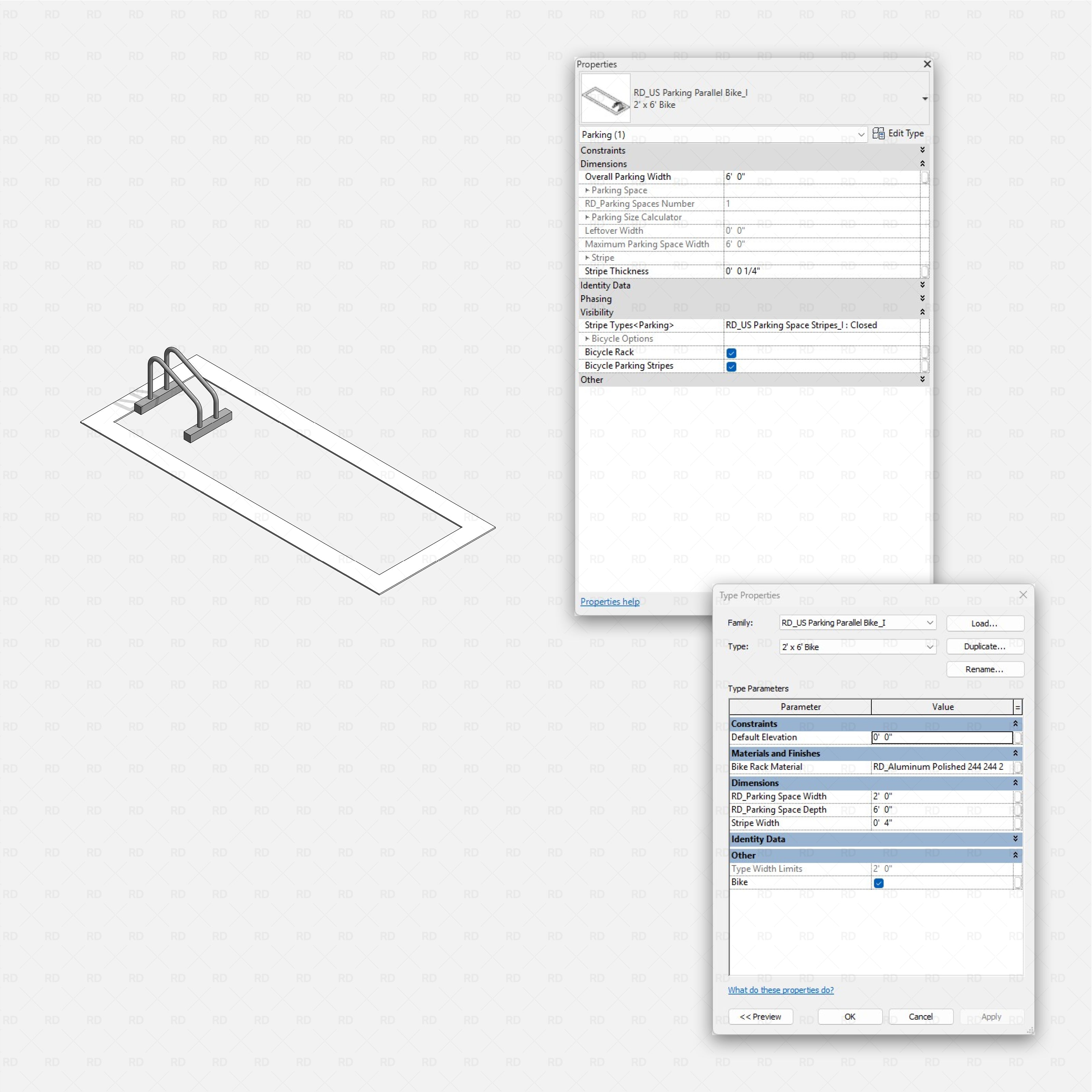 Revit Ultimate Parking Spaces Pack - US Standard