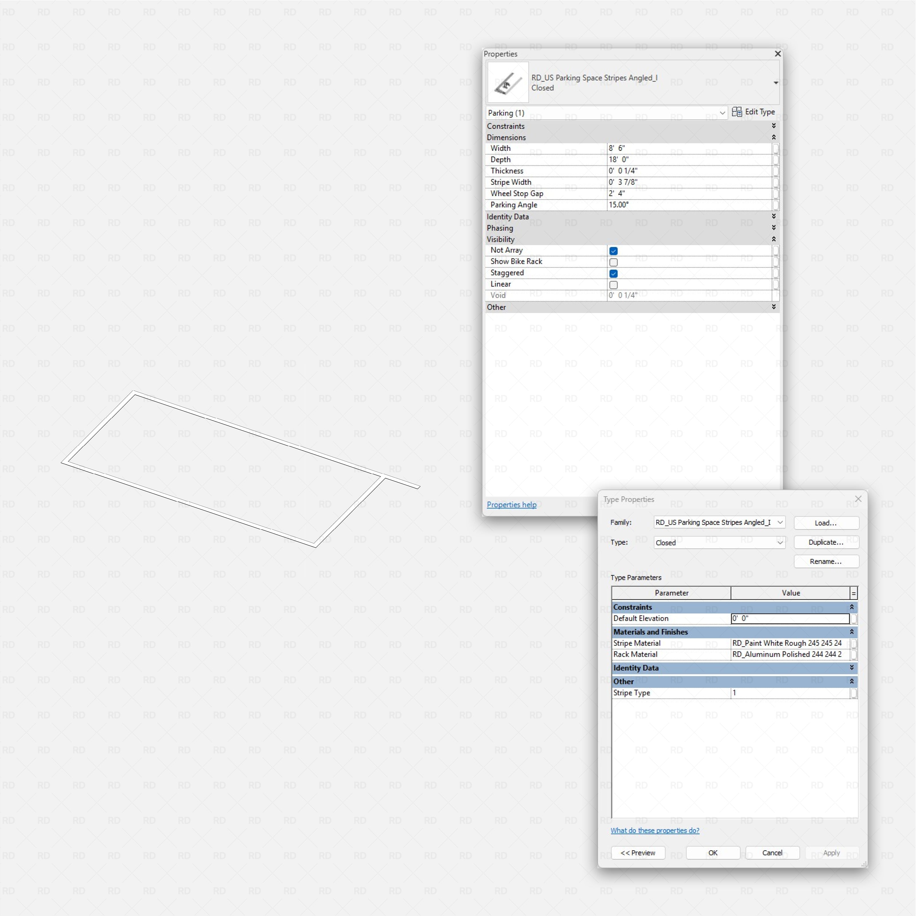 Revit Ultimate Parking Spaces Pack - US Standard