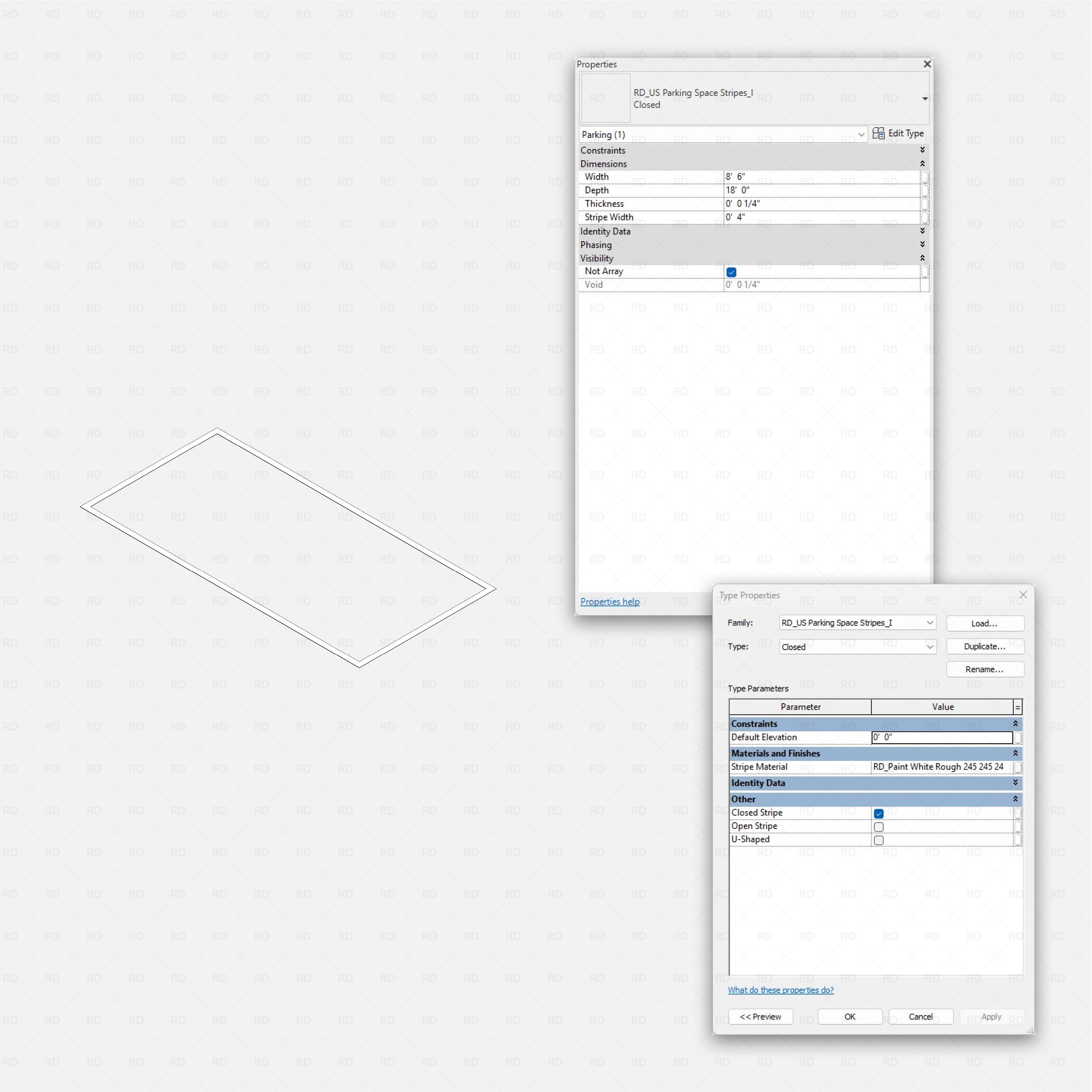 Revit Ultimate Parking Spaces Pack - US Standard
