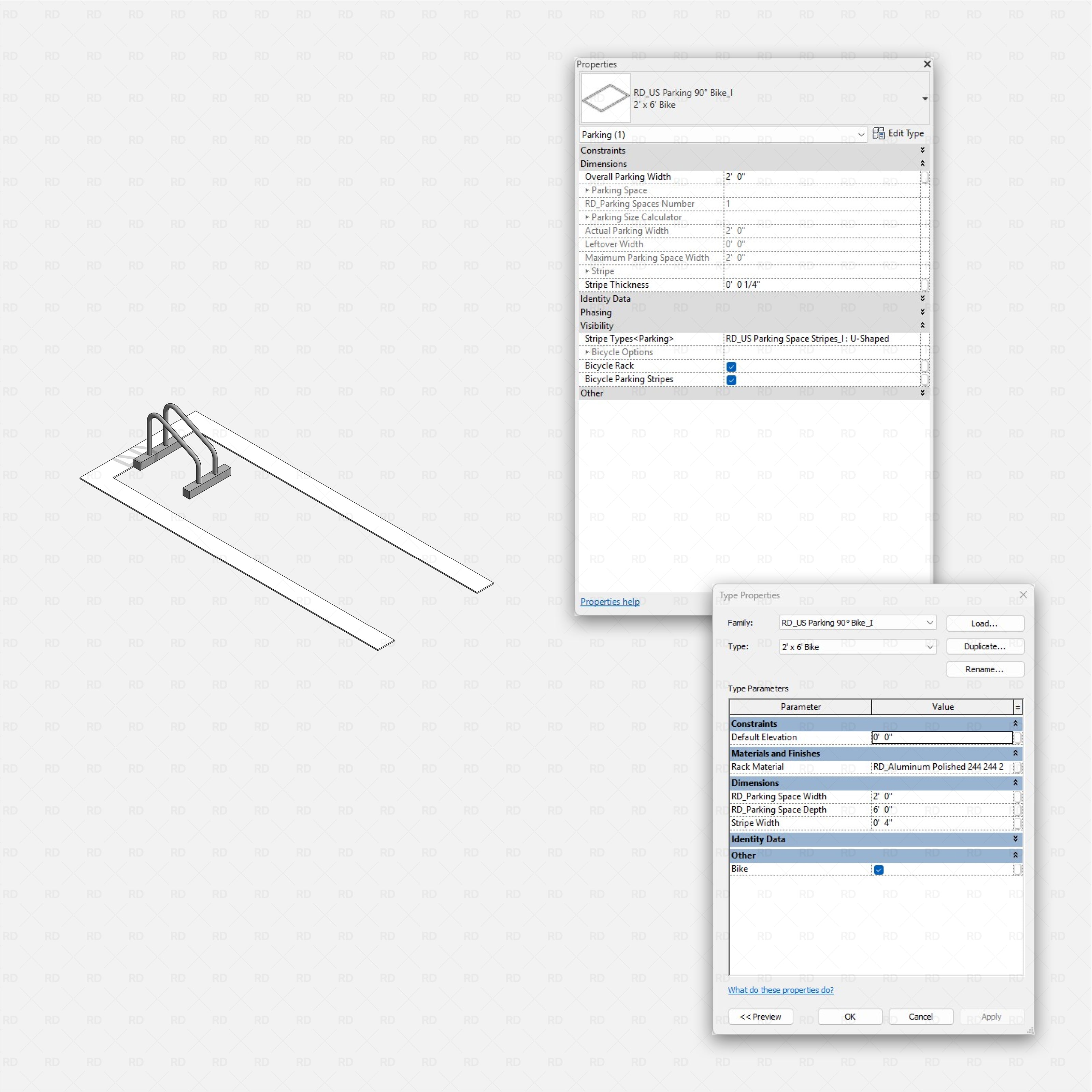 Revit Ultimate Parking Spaces Pack - US Standard