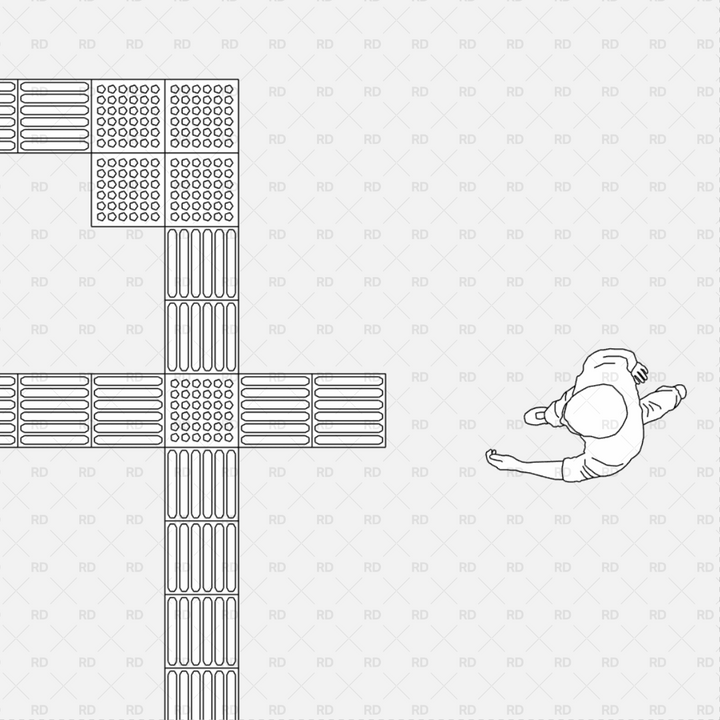 Tactile Paving Revit Family | Blister & Lozenge Tiles