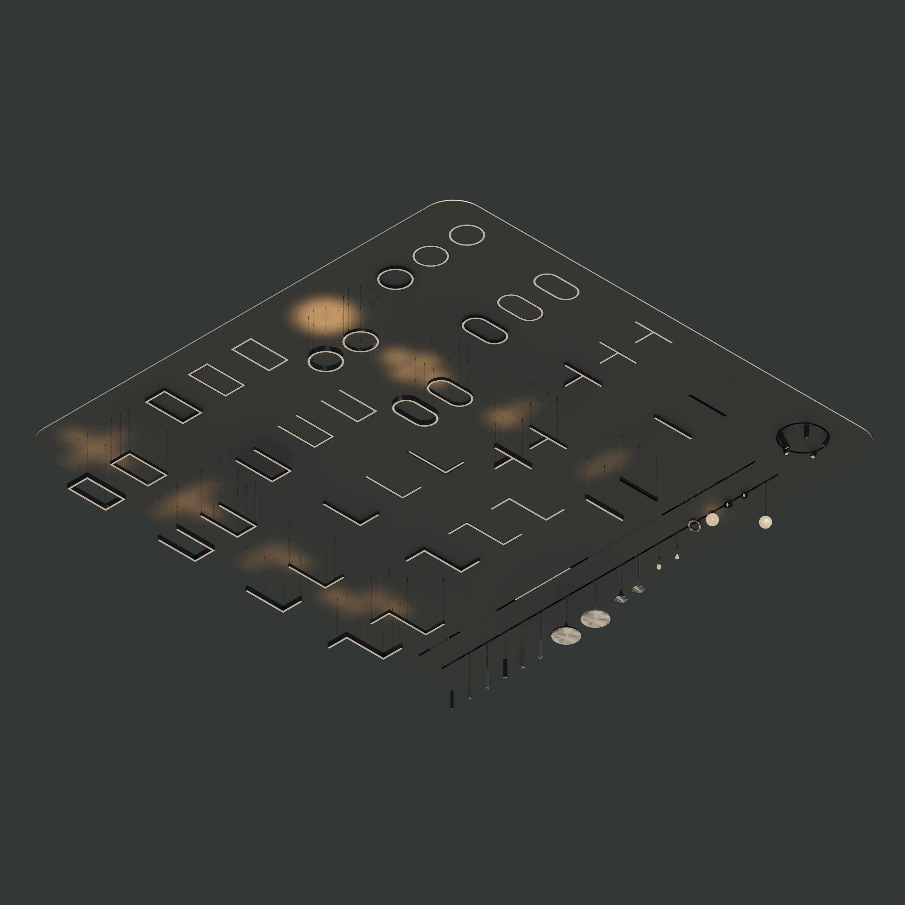 Revit Track Lights System - Professional Pack