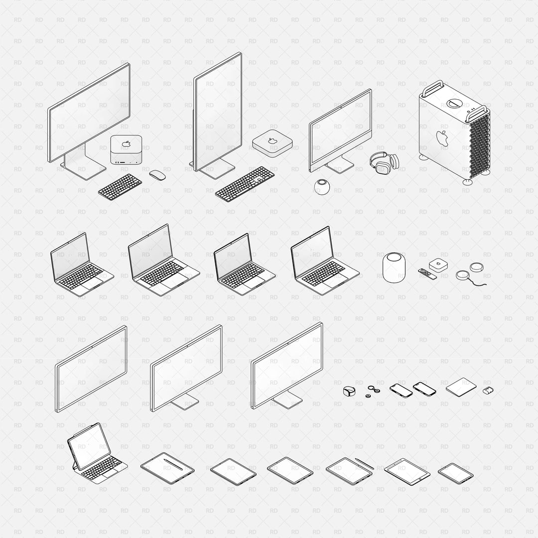 Revit Families of Apple Products | Revit Families | RD Studio