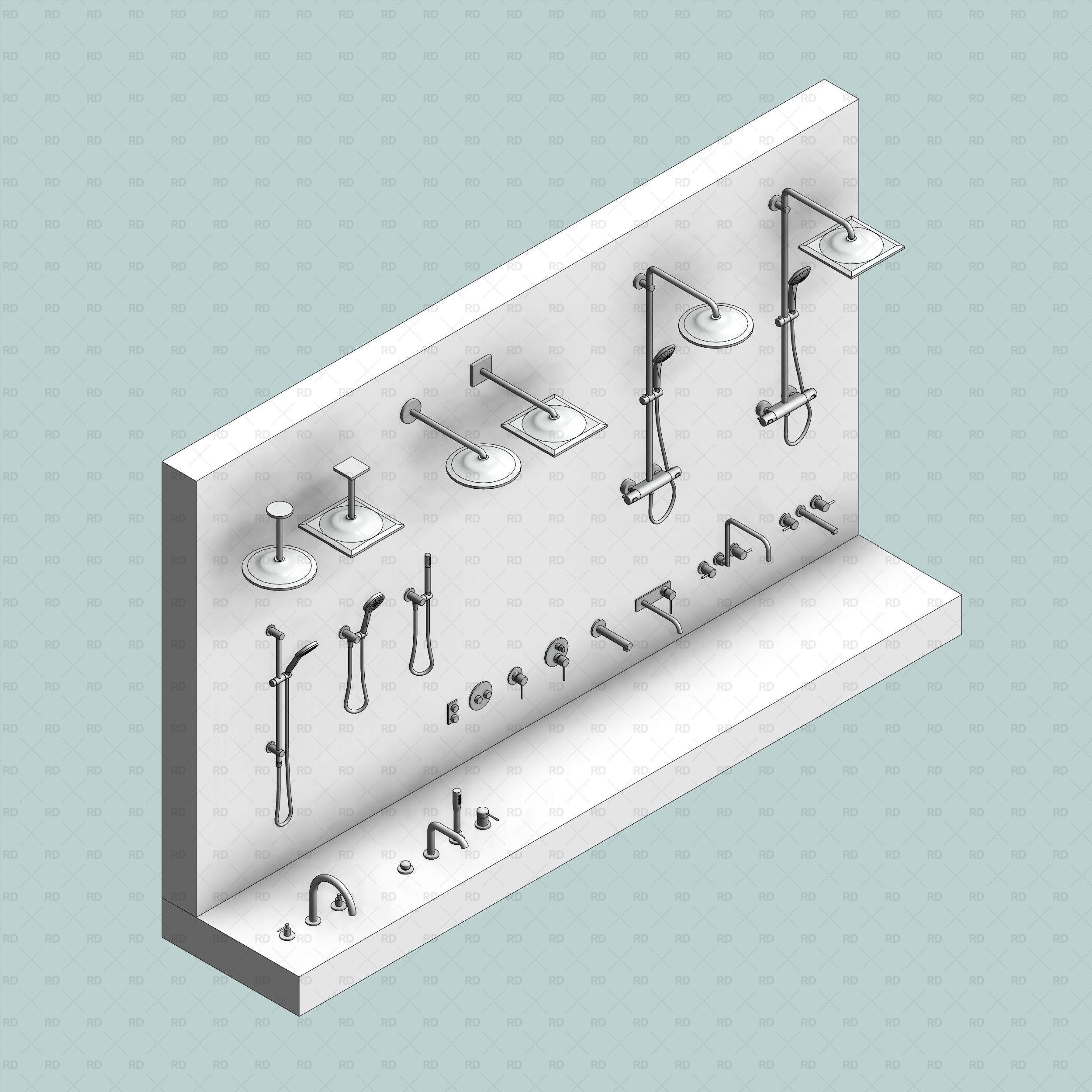 revit plumbing fixtures