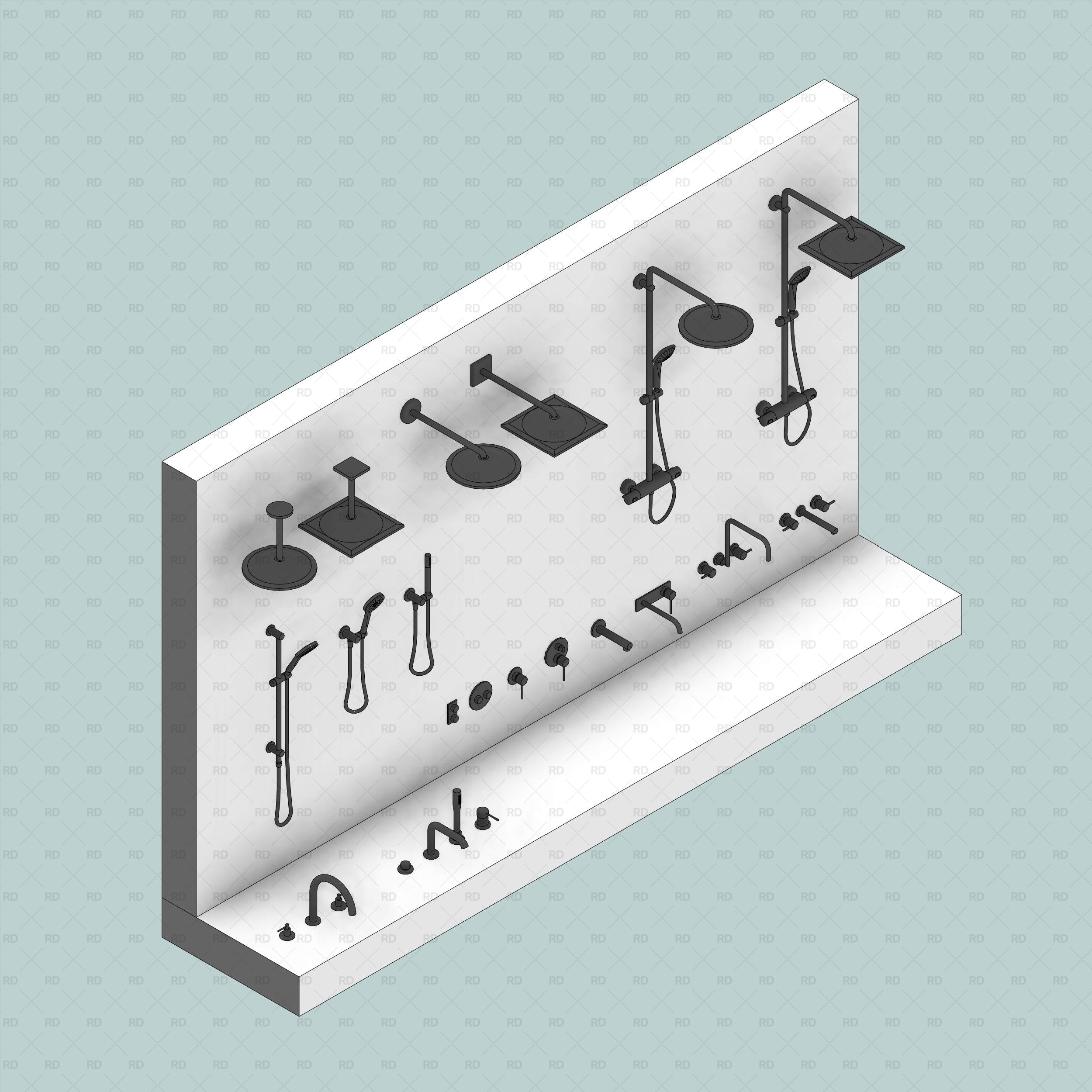 revit plumbing fixtures