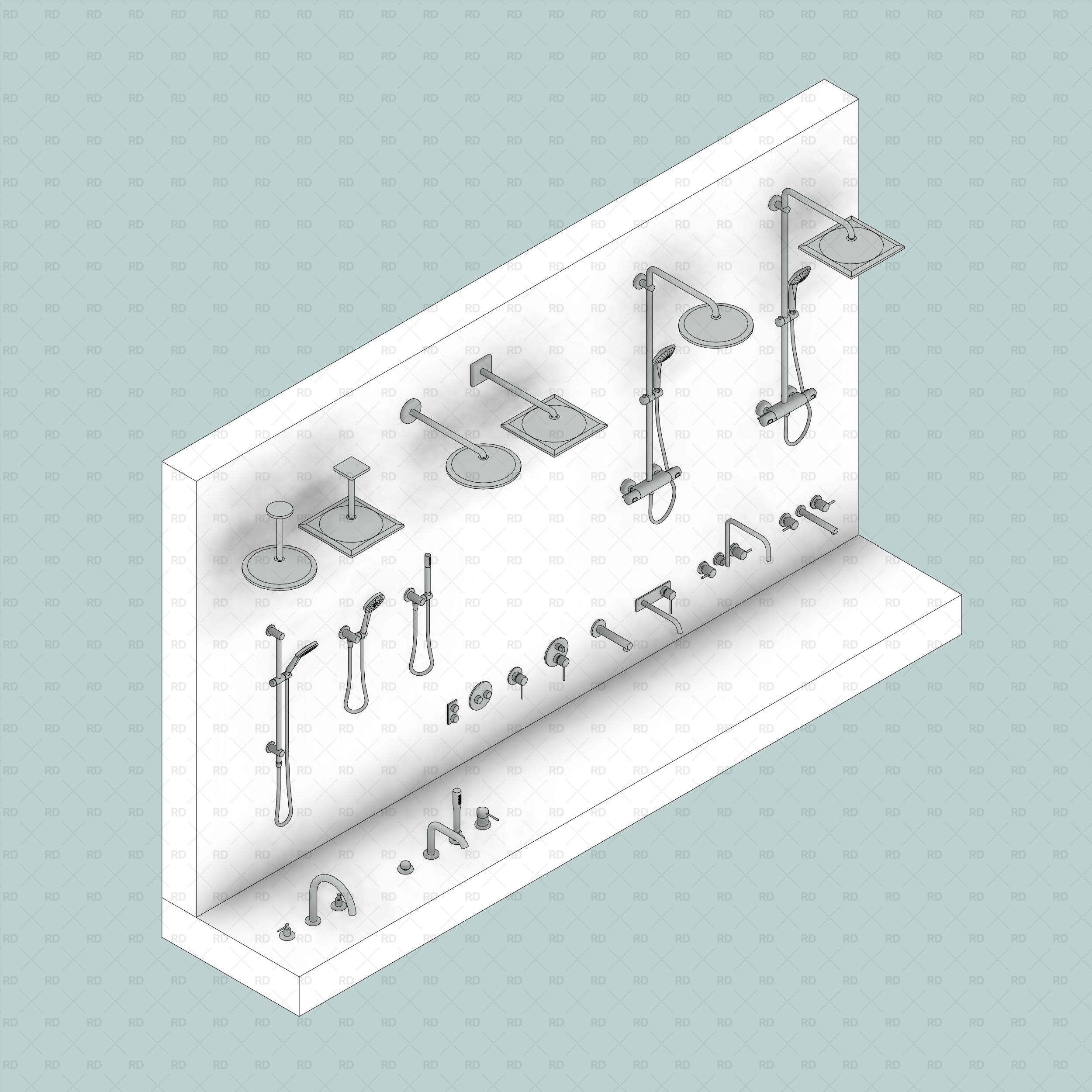 revit plumbing fixtures