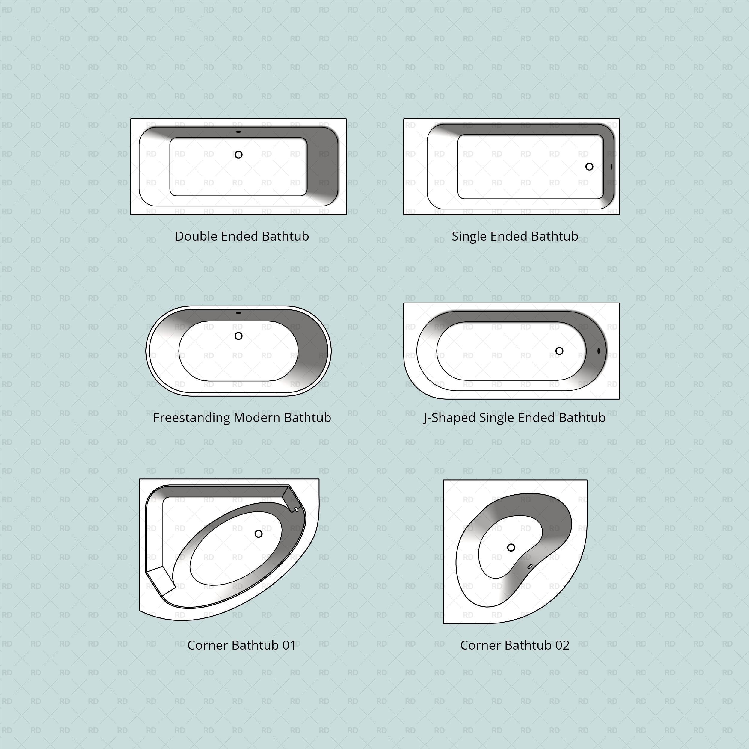 Revit Parametric Bathtub 