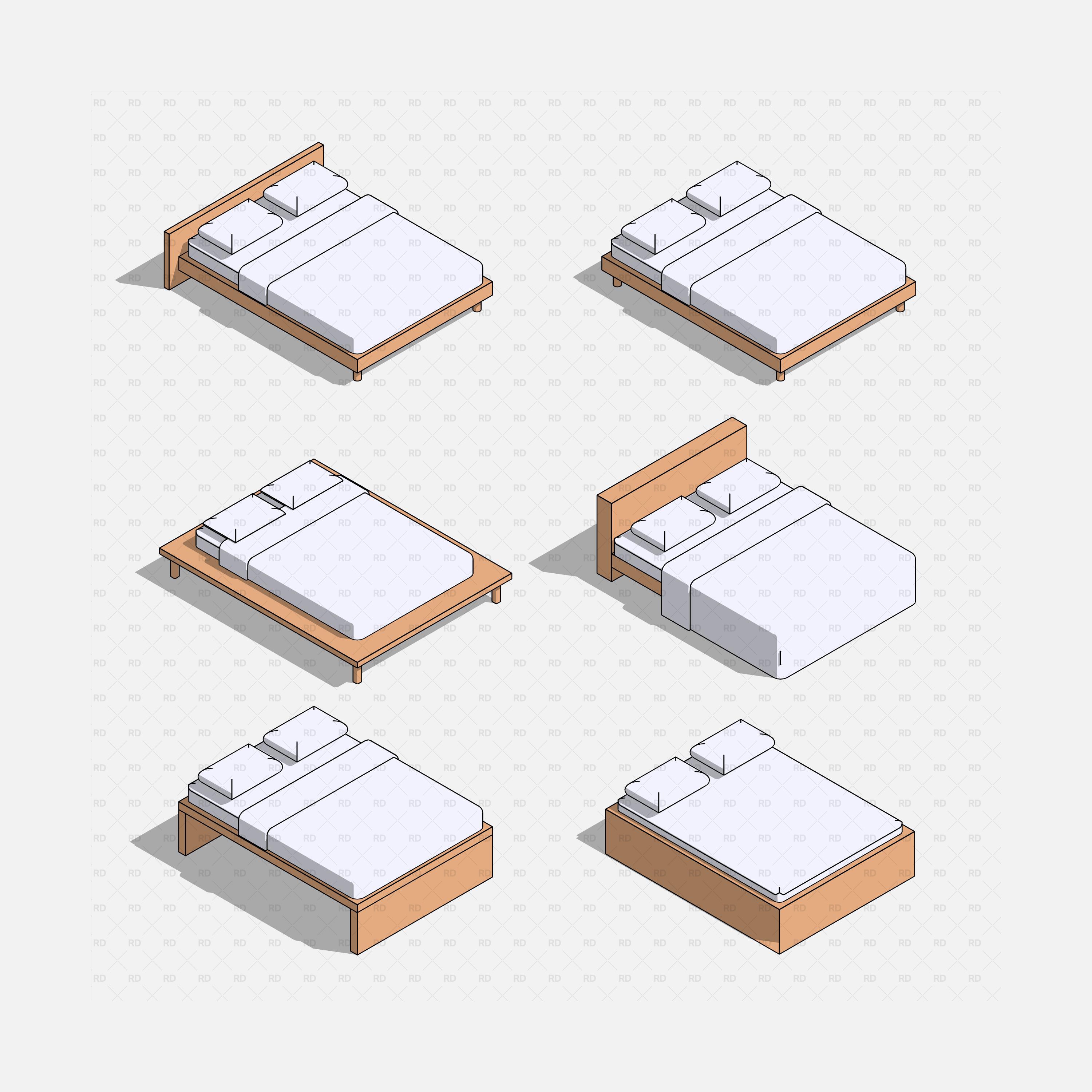 revit bed