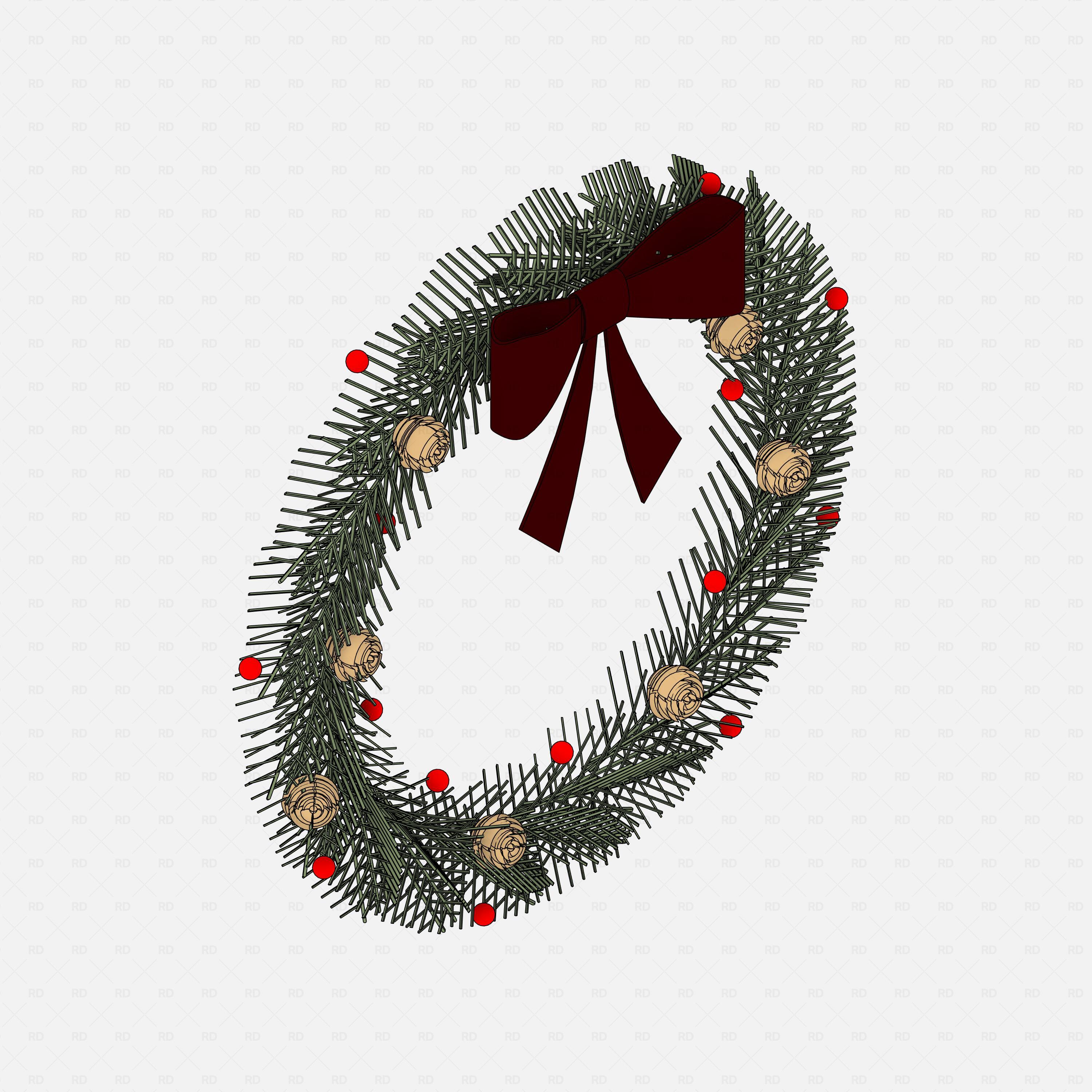 Revit Christmas Wreath