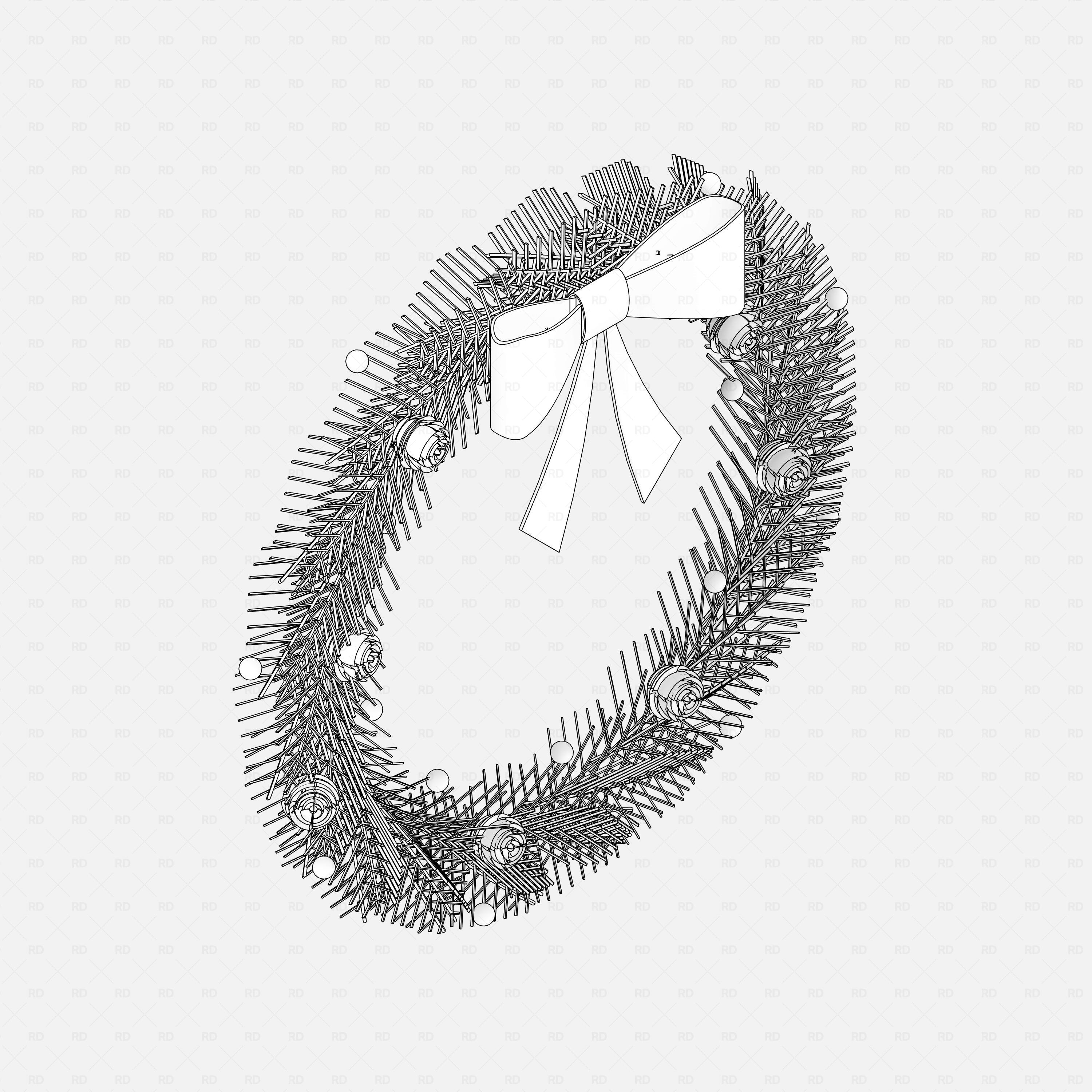 Revit Christmas Wreath