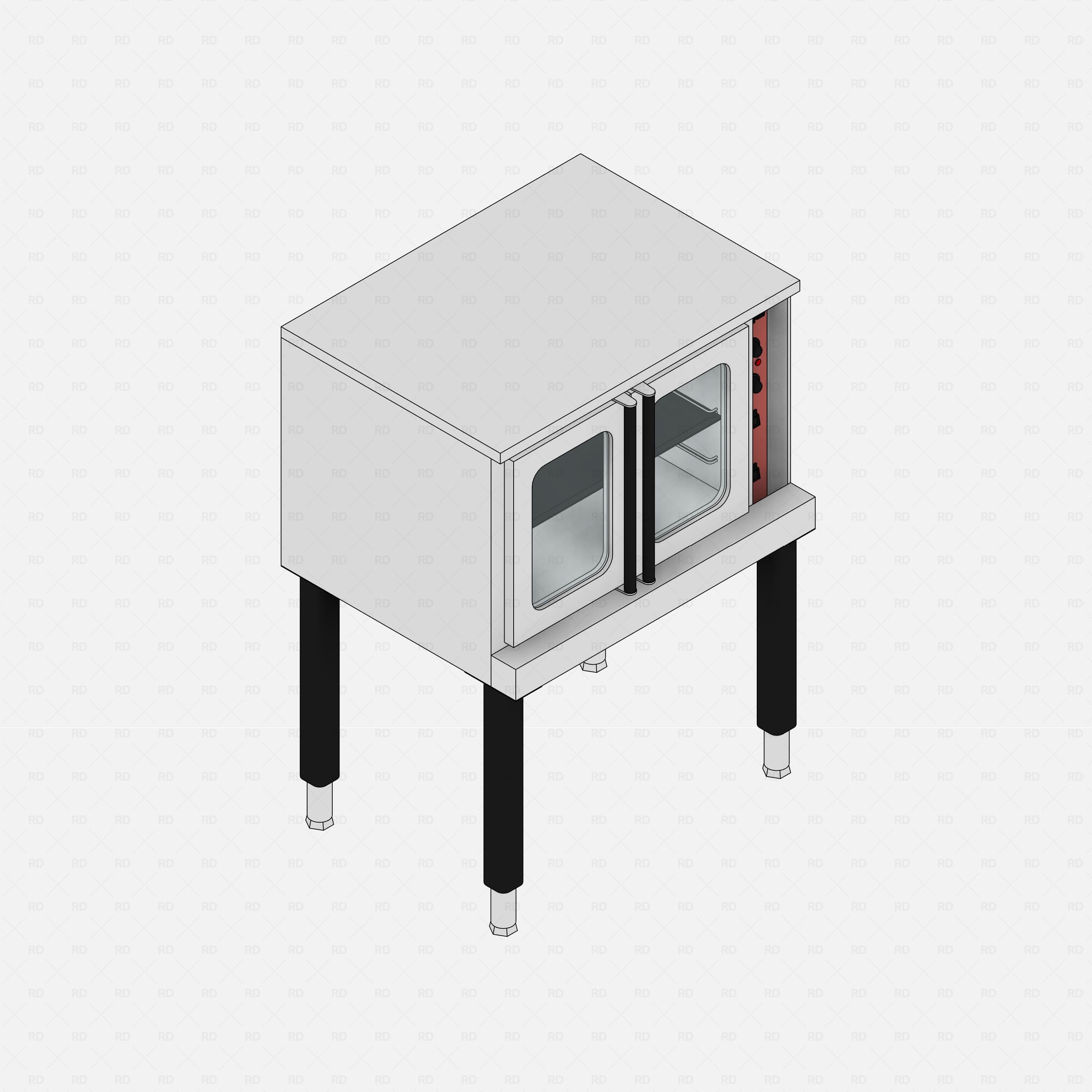 Revit Commercial Kitchen Oven