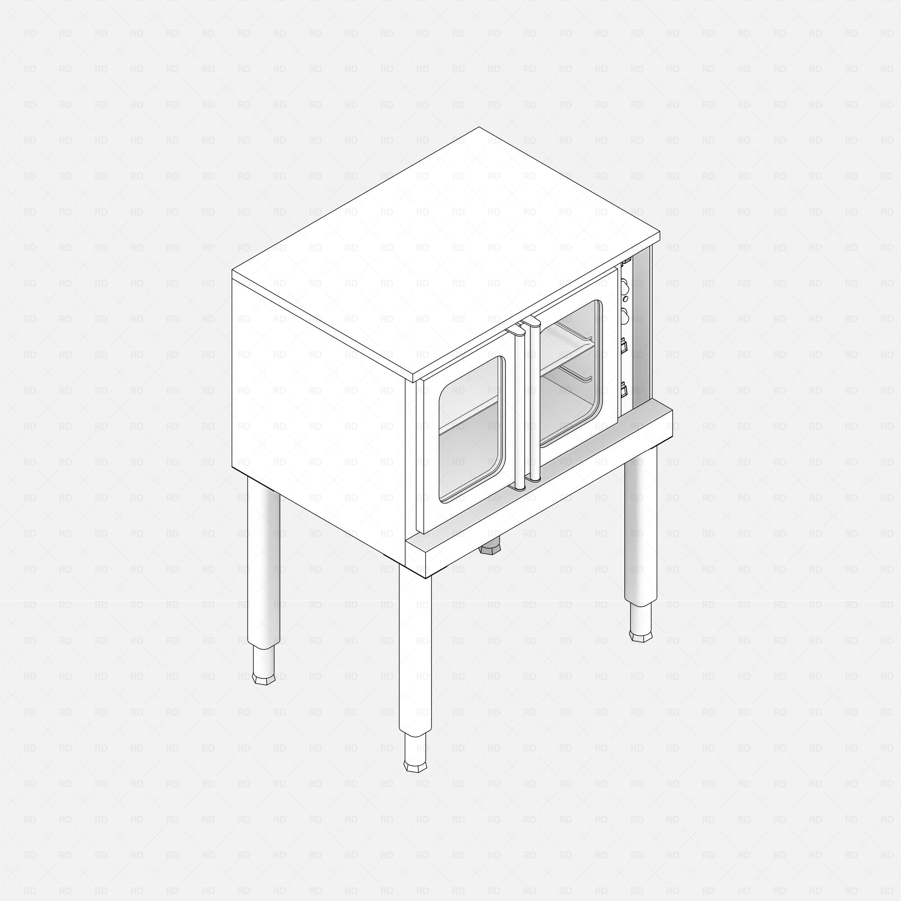 Revit Commercial Kitchen Oven