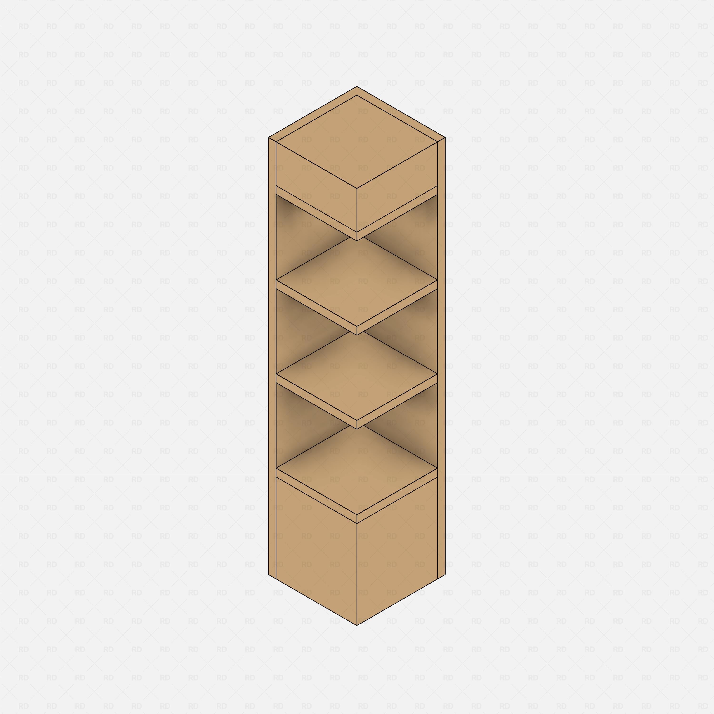 Revit Corner Shelf Family