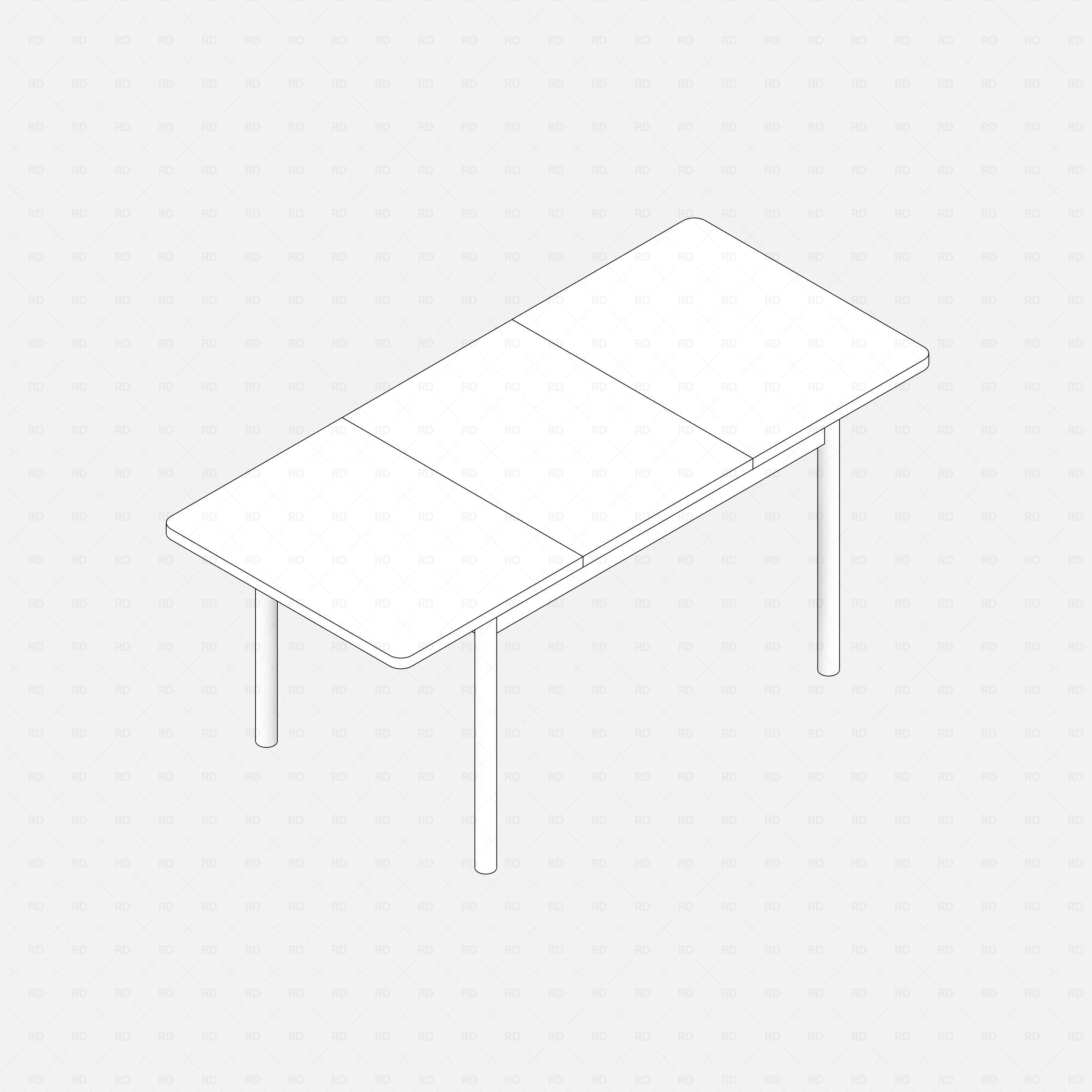 Revit Rectangular Dining Table