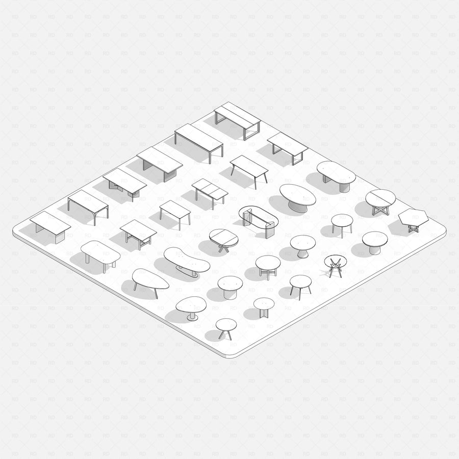 Icon Revit Table Download Revit Armchairs | RD Studio