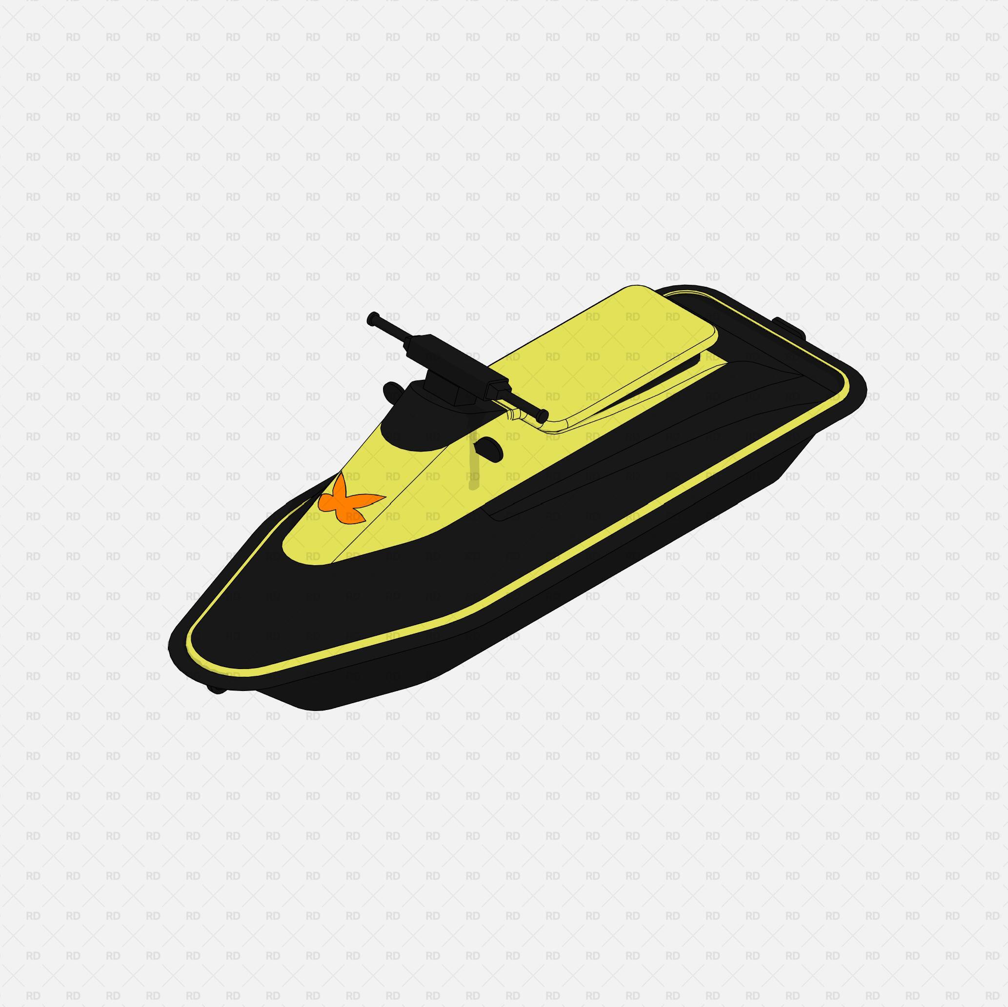 download high quality revit family jet ski