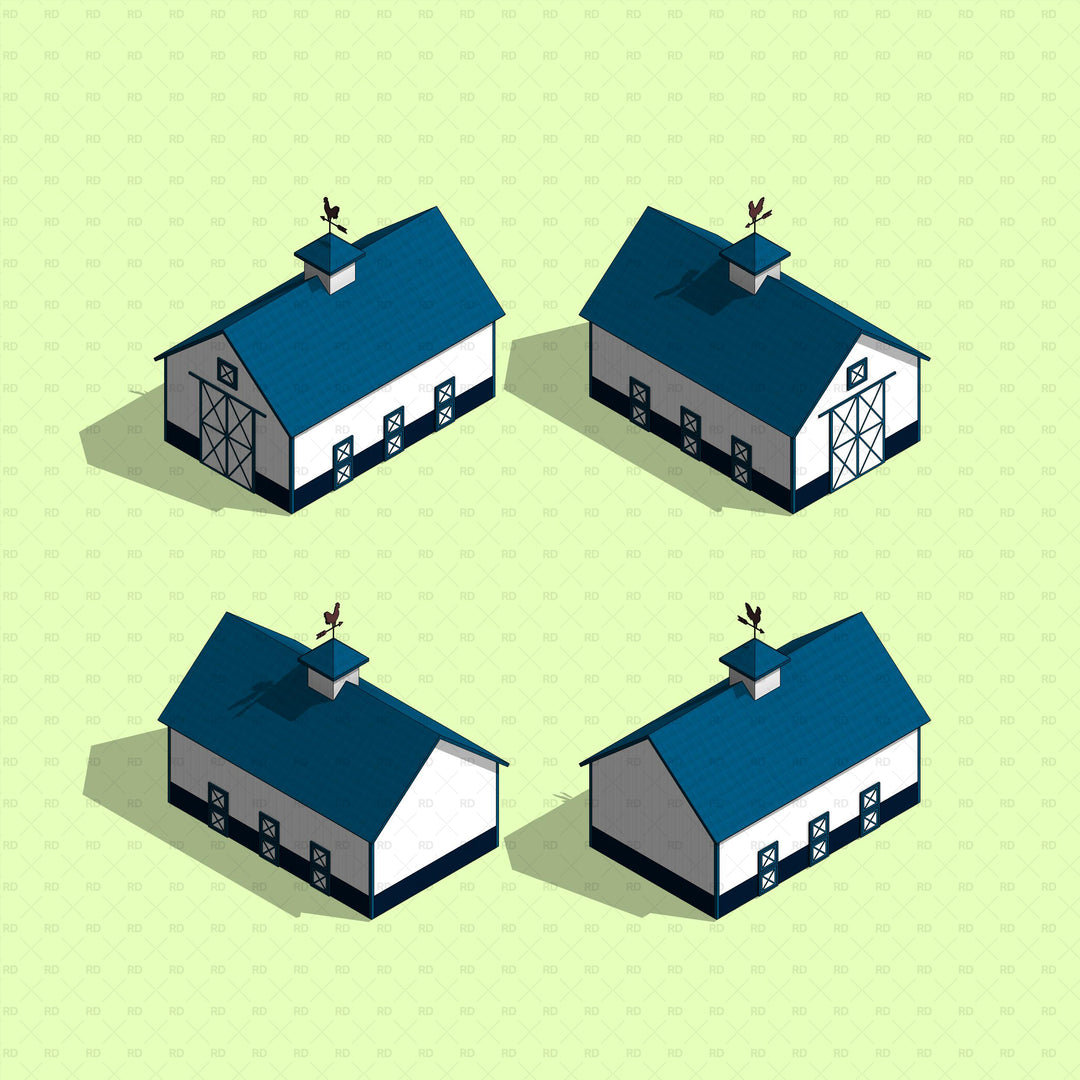 Revit Parametric Farm Buildings Families | Download Now | Revit Dynamo