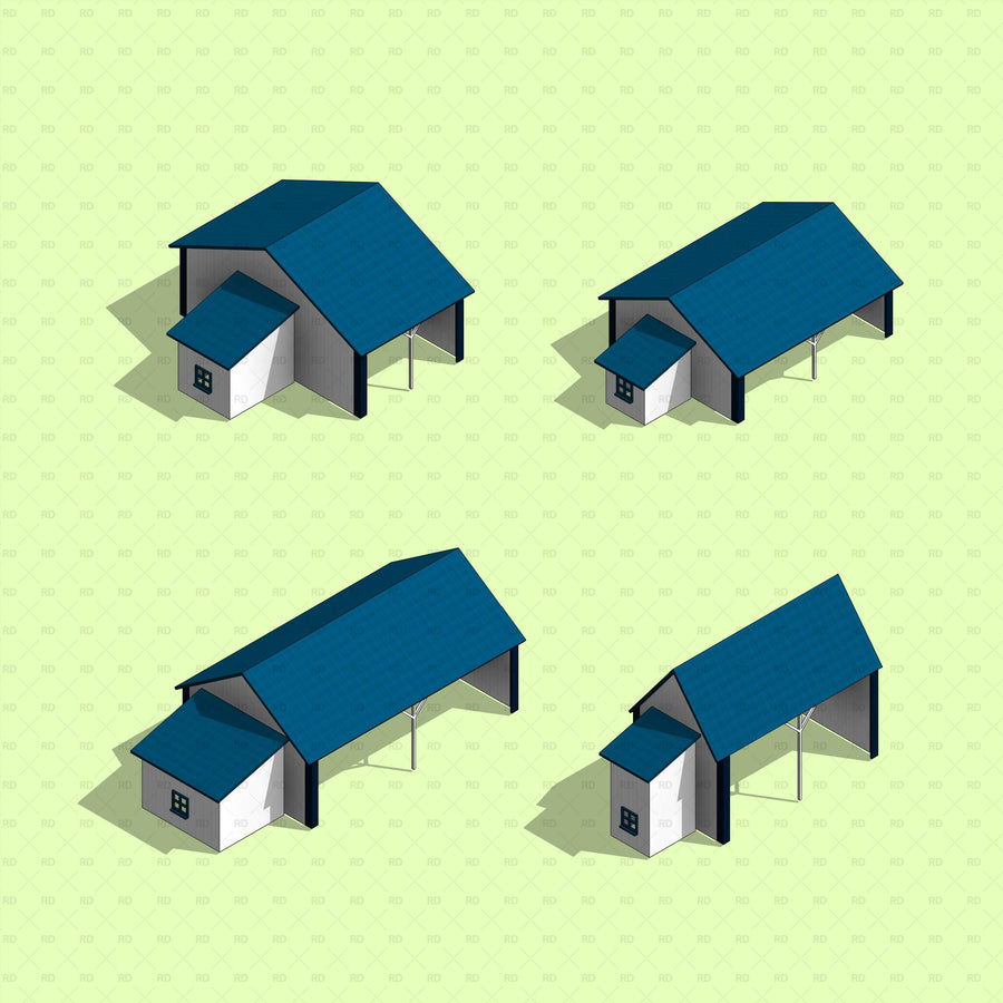 Revit Parametric Farm Buildings Families | Download Now | Revit Dynamo