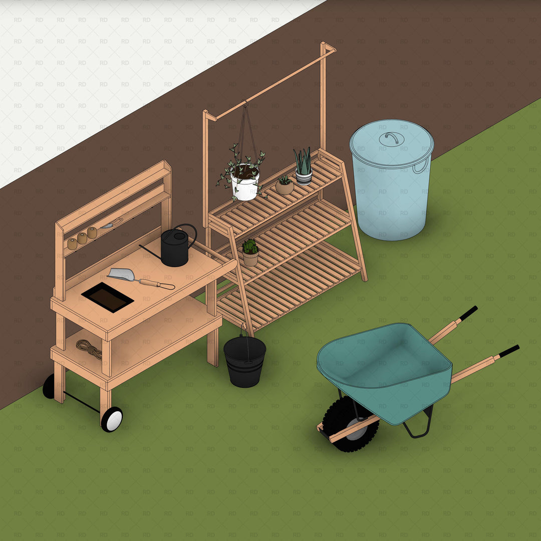 Download Gardening and Garage Tools and Revit Families | RD Studio