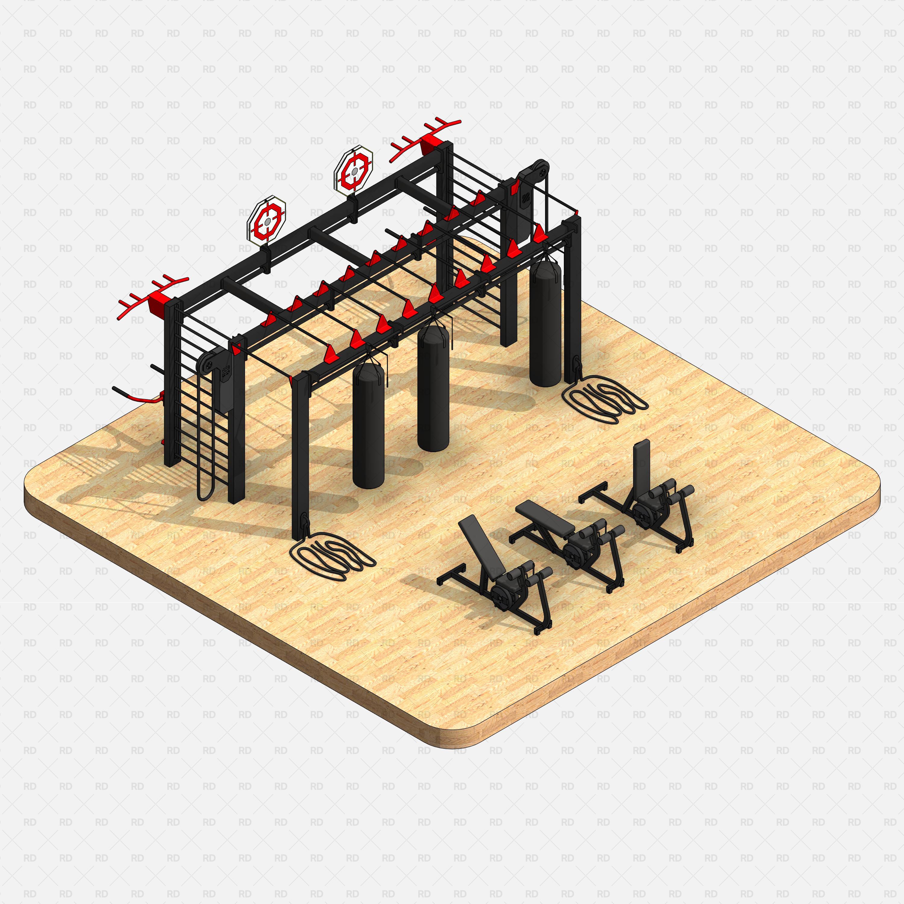 Revit fitness Equipment