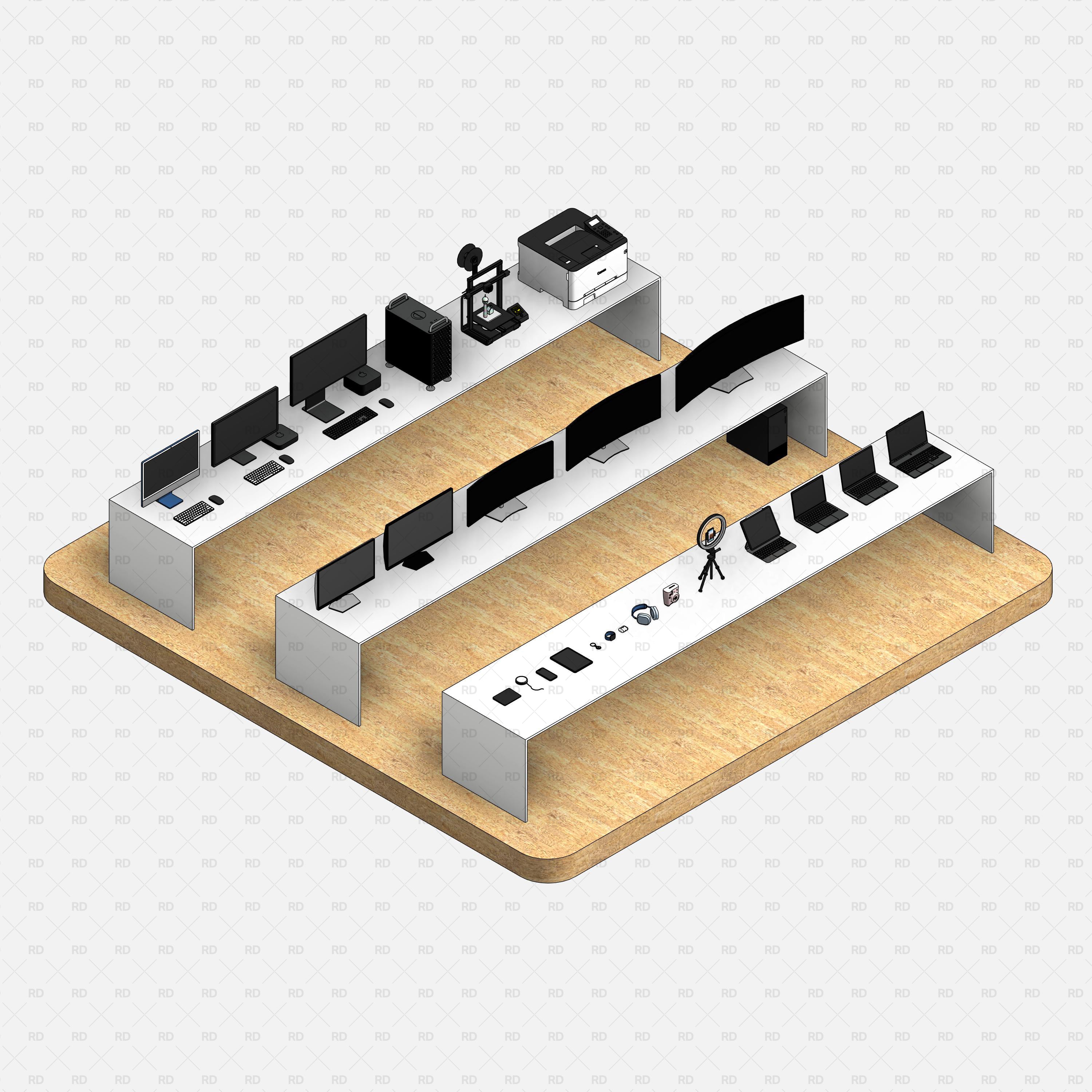 revit office electronics