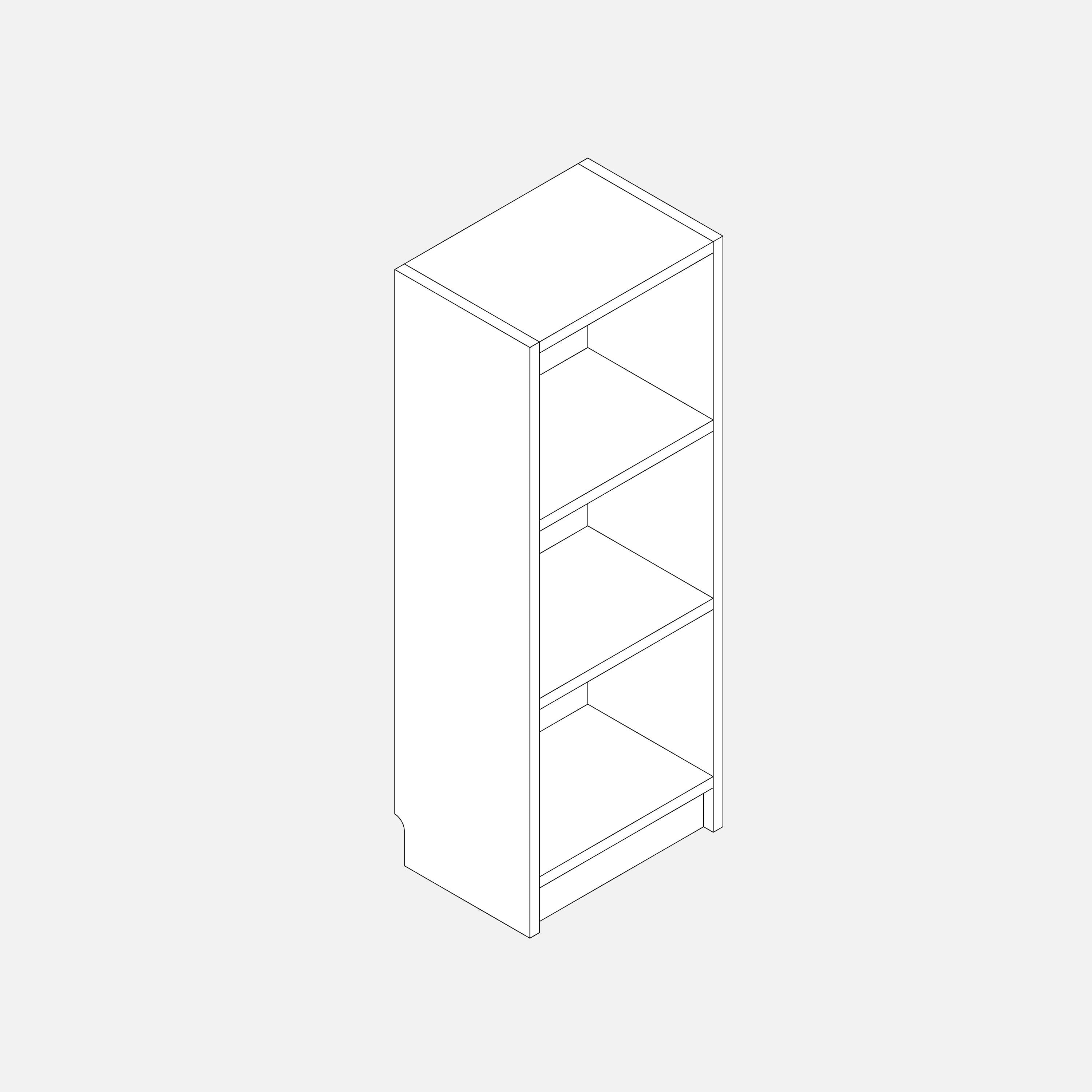 revit free bookcase