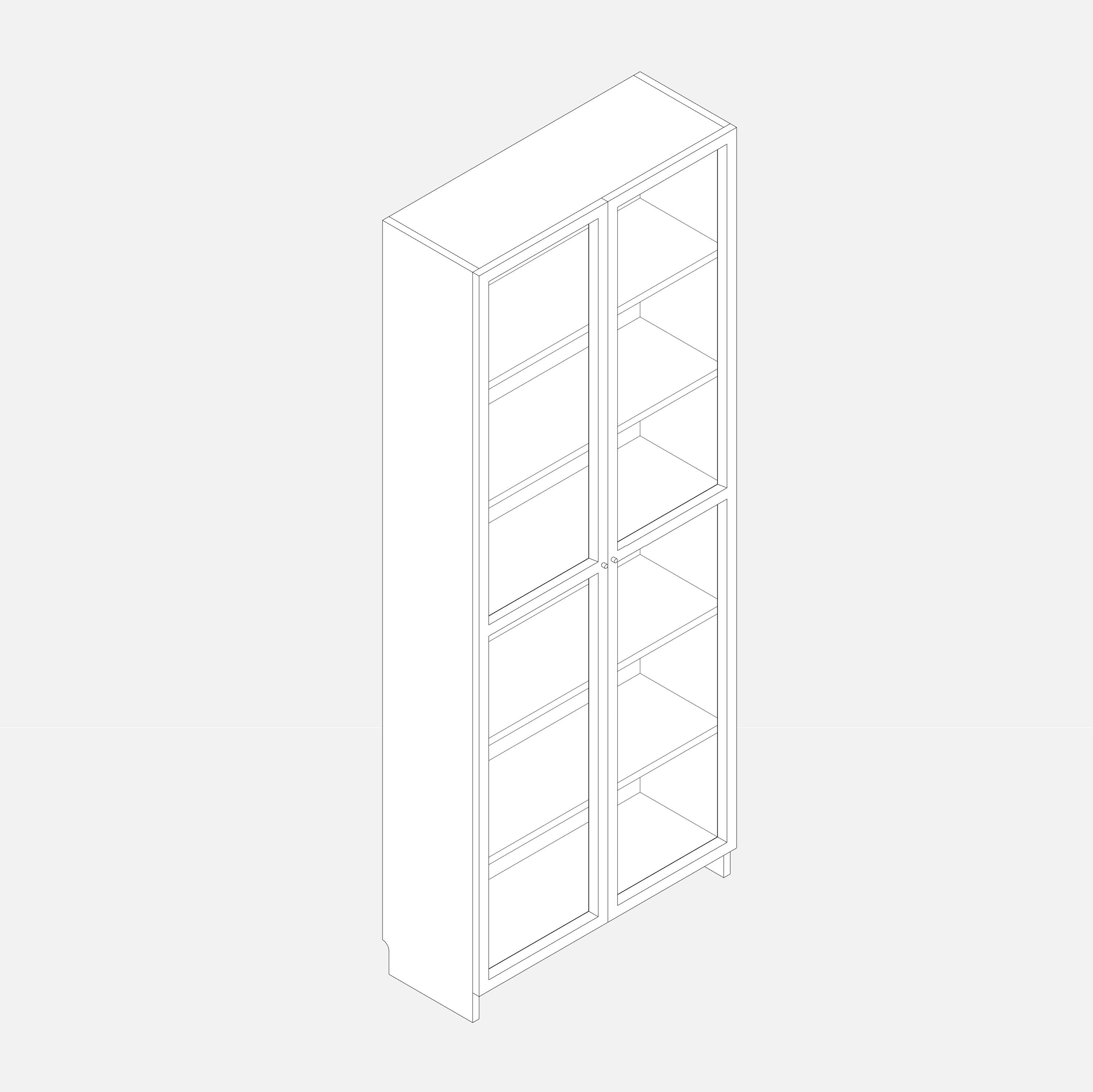 revit bookcase family