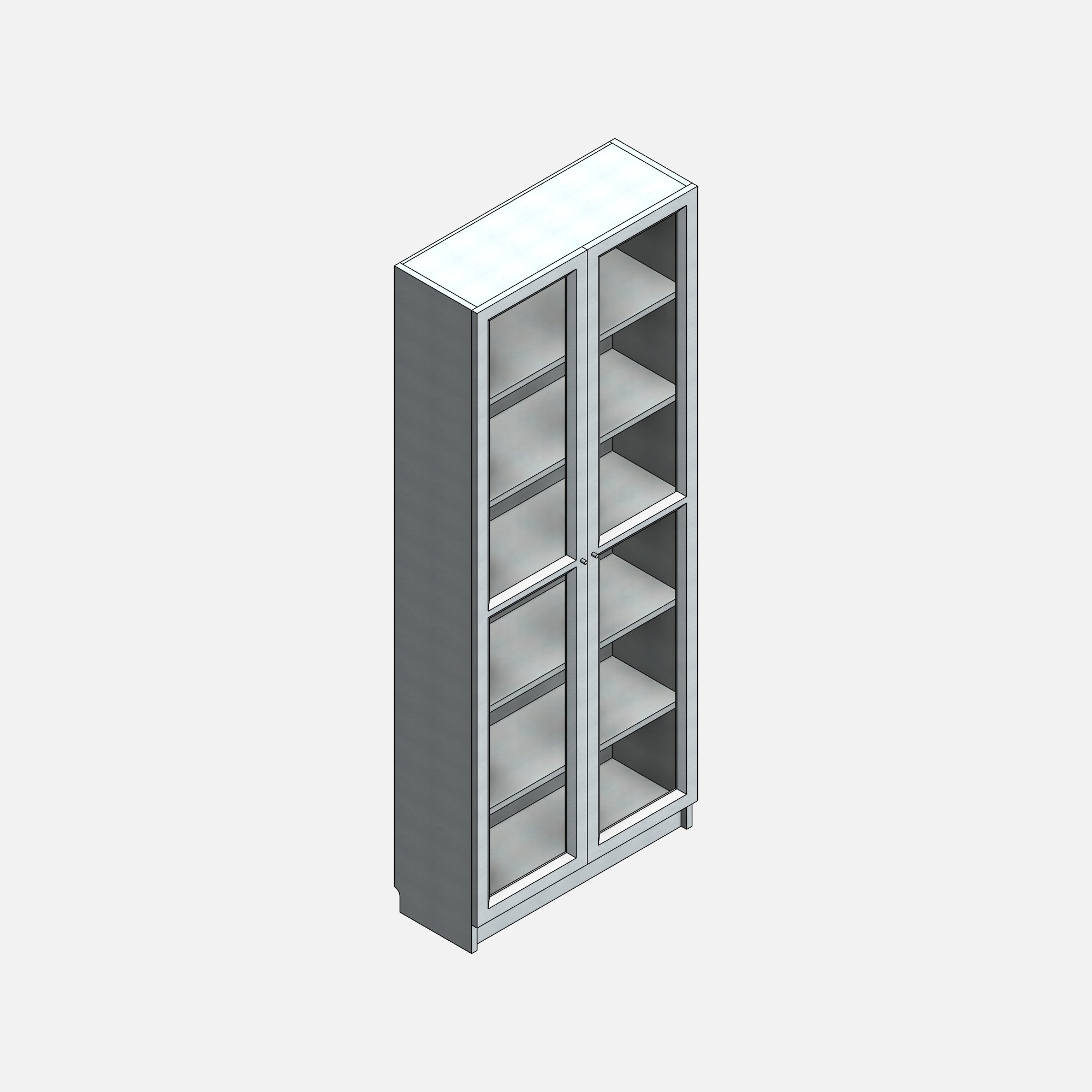 revit IKEA BILLY OXBERG Bookcase 