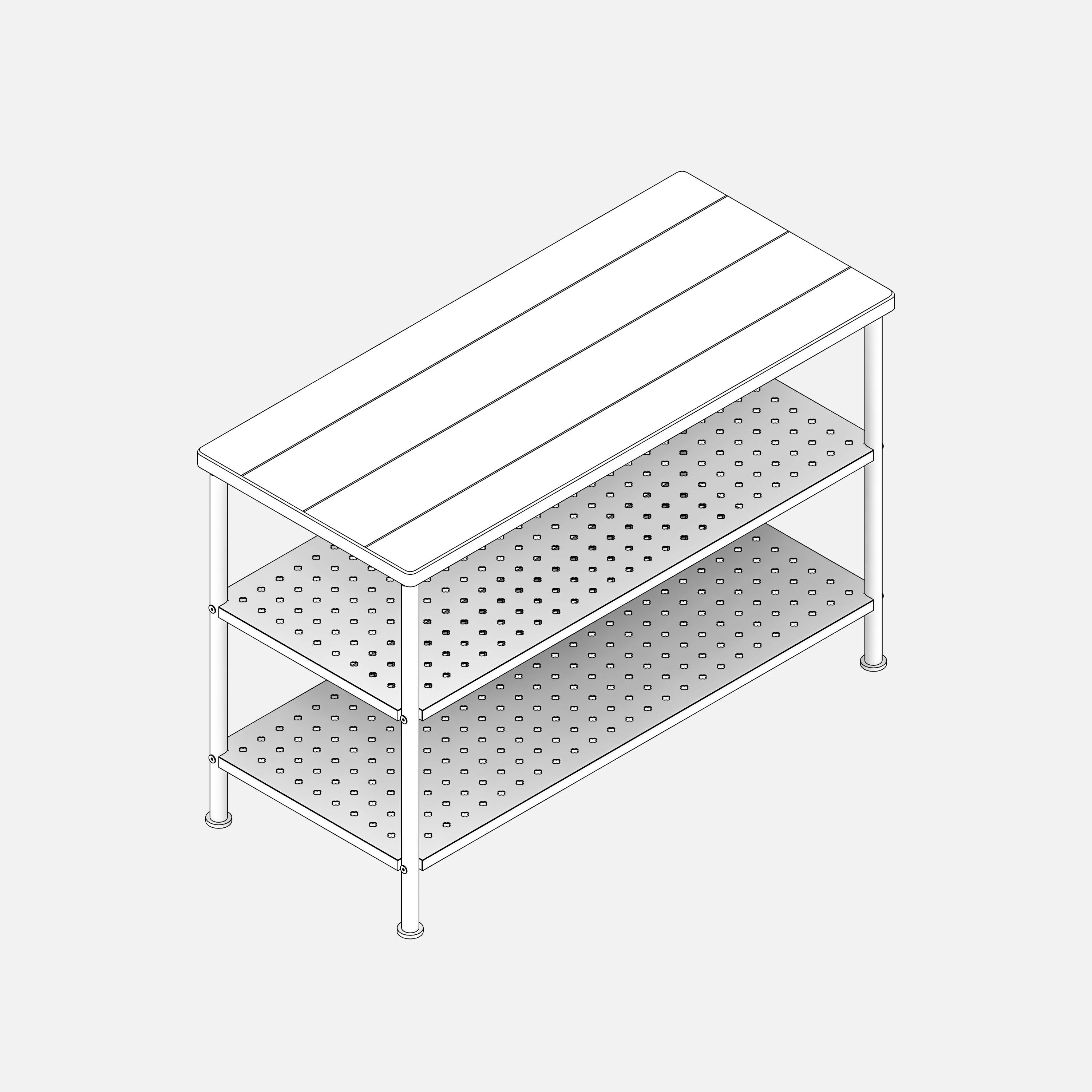 shoe bench revit 