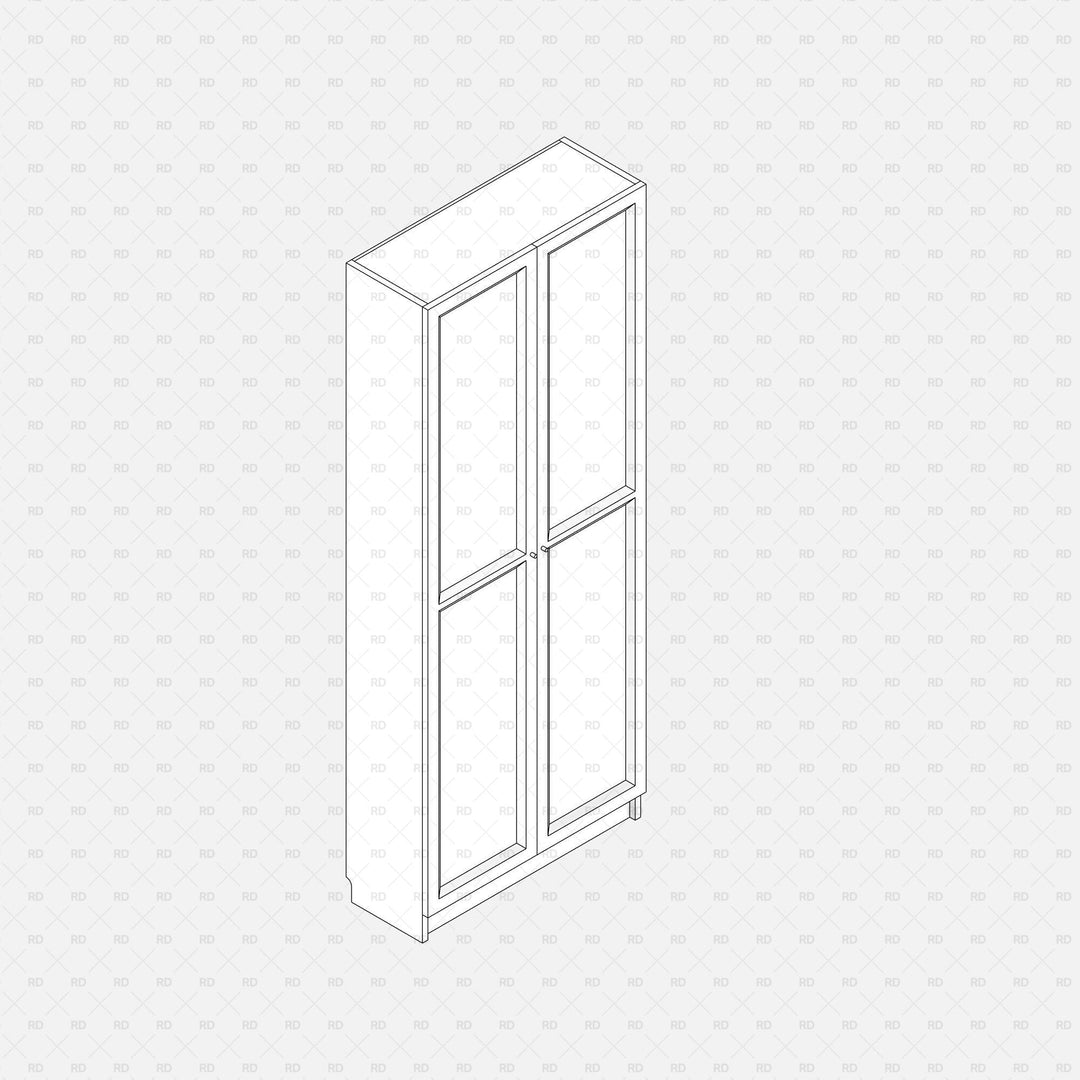 Download FREE Revit IKEA BILLY Bookcase 06 | RD Studio
