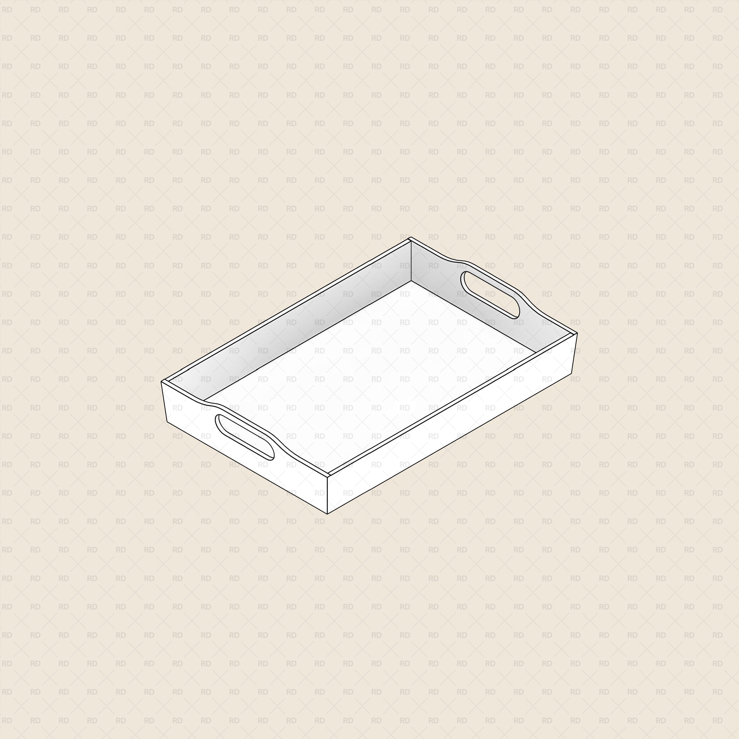 Revit Family of IKEA FRUKTSKAL Tray