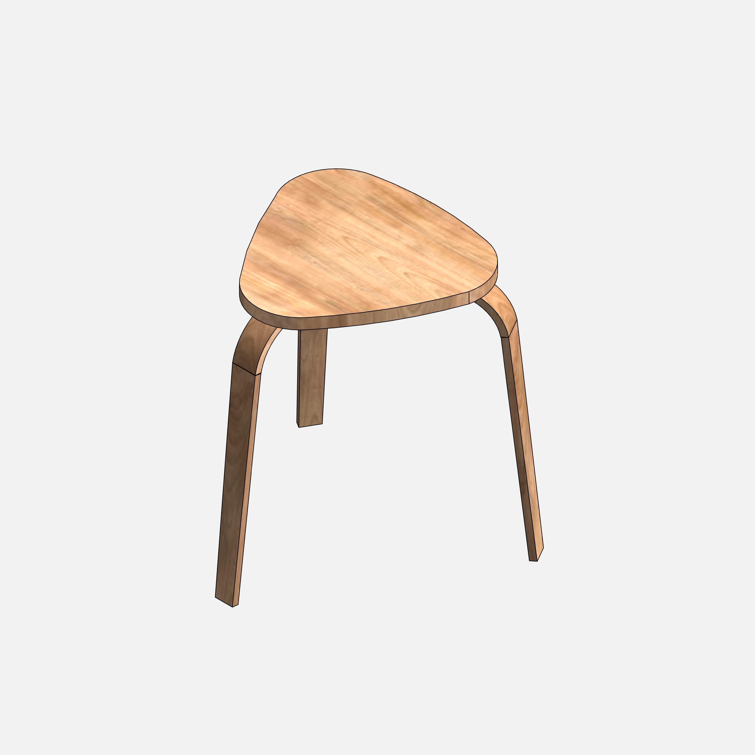 IKEA KYRRE Stool revit family