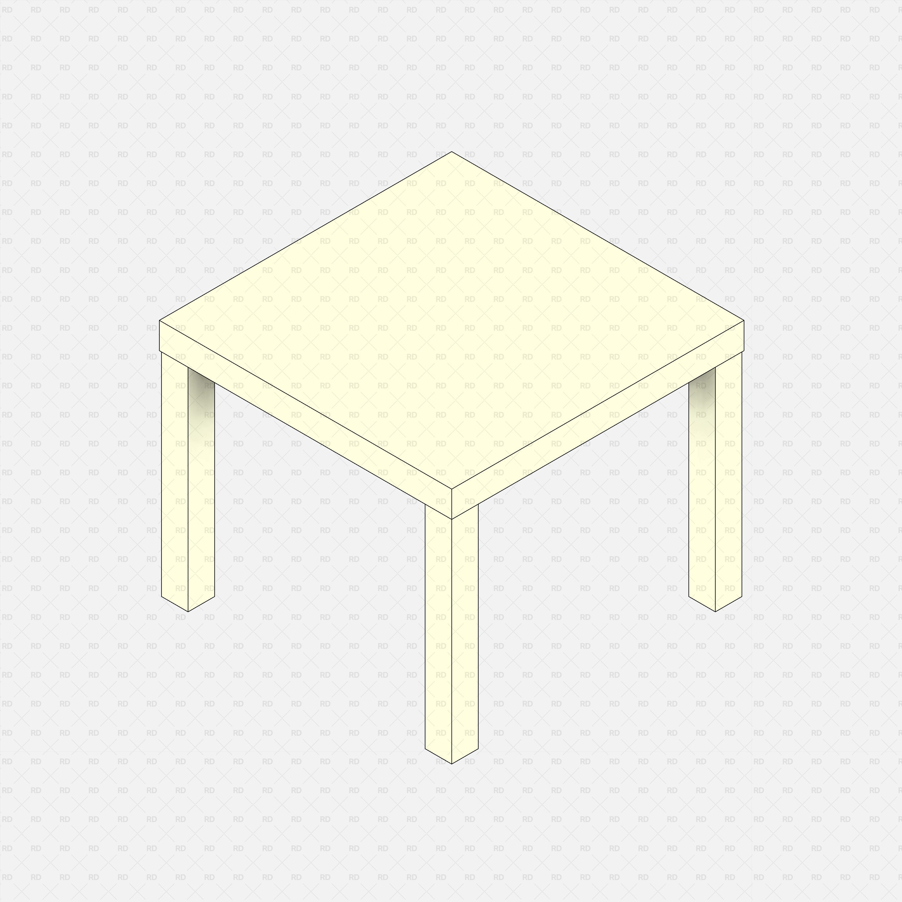 revit side table family