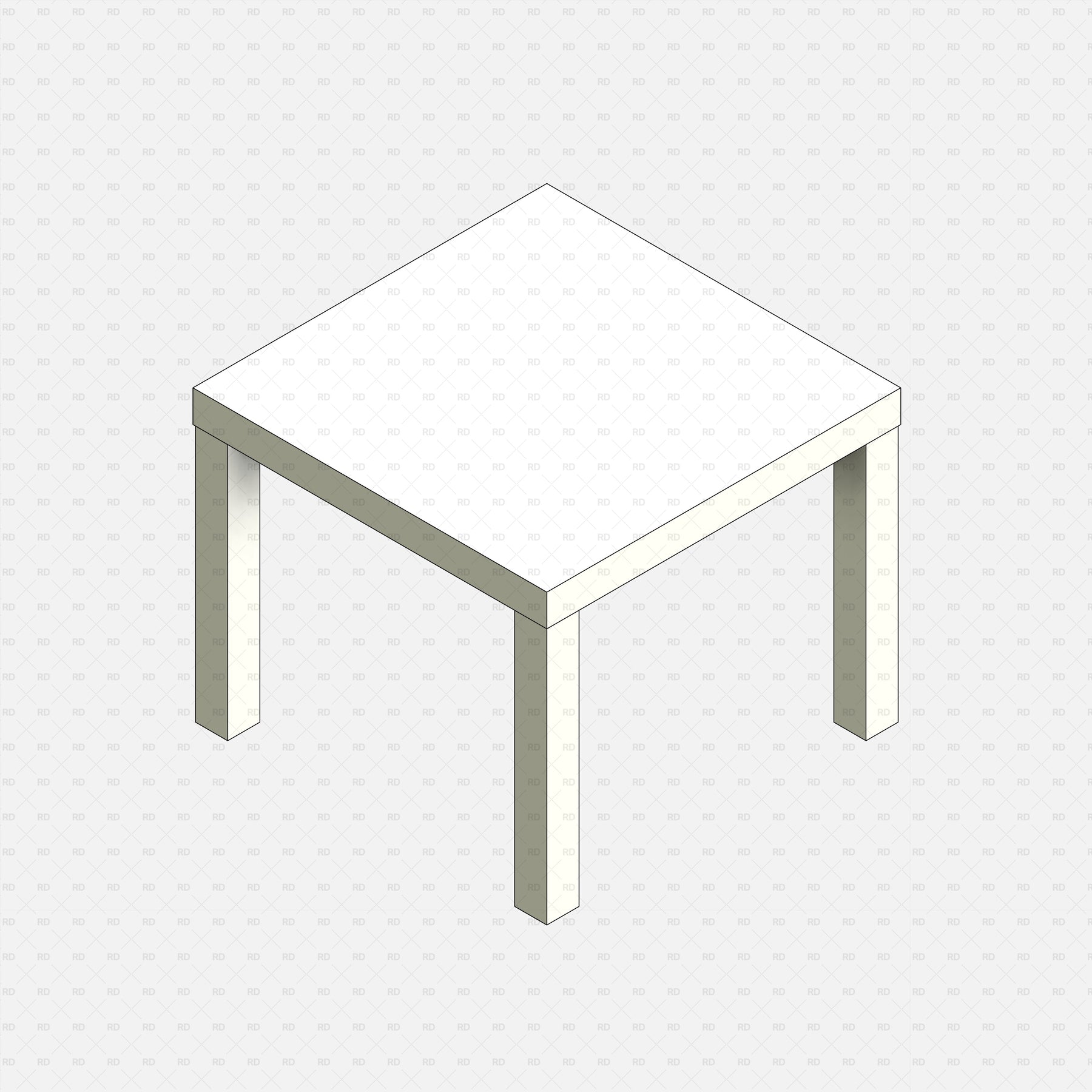 Download FREE IKEA Revit Families | LACK Side Table | RD Studio