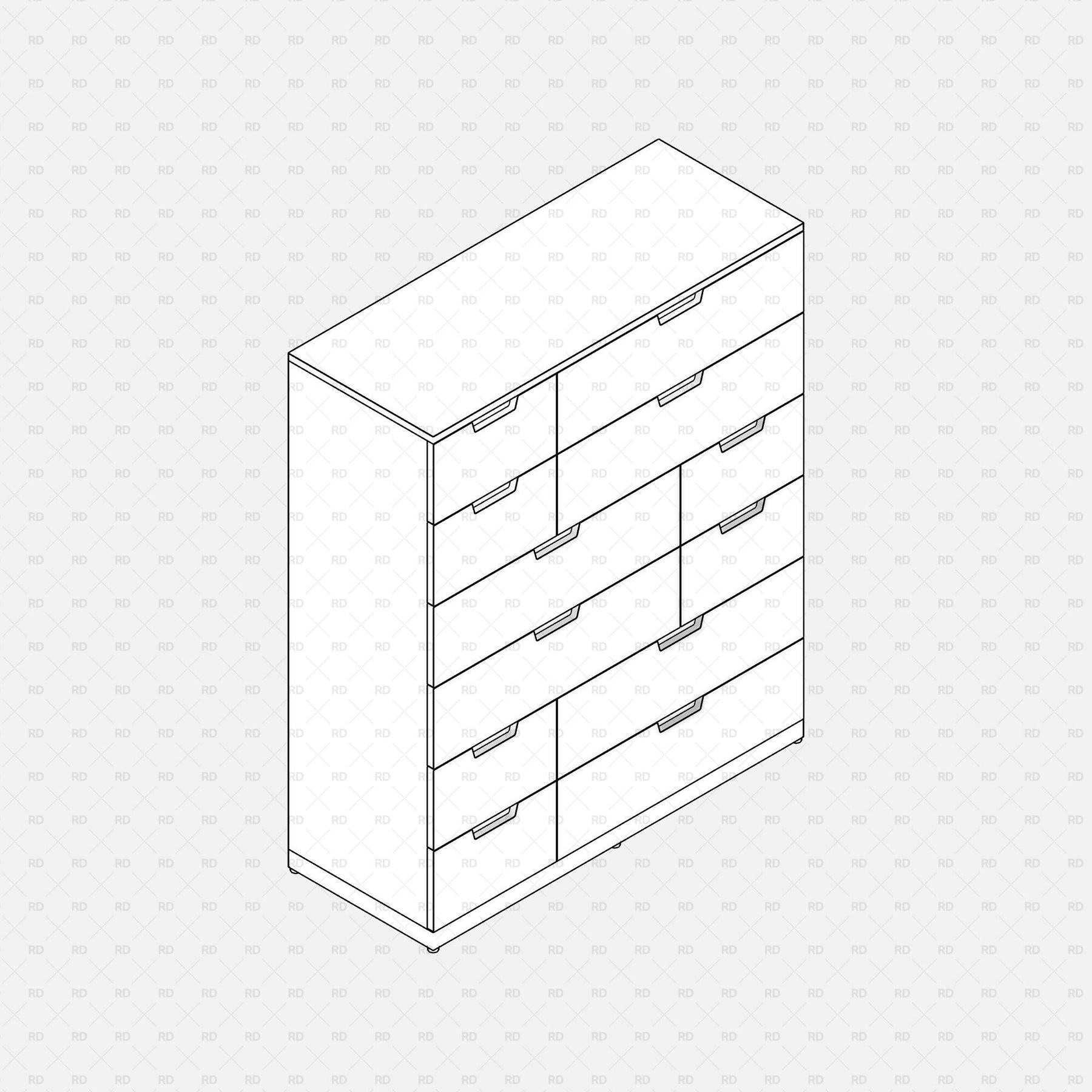 download-free-revit-ikea-nordli-drawer-chest-12-rd-studio