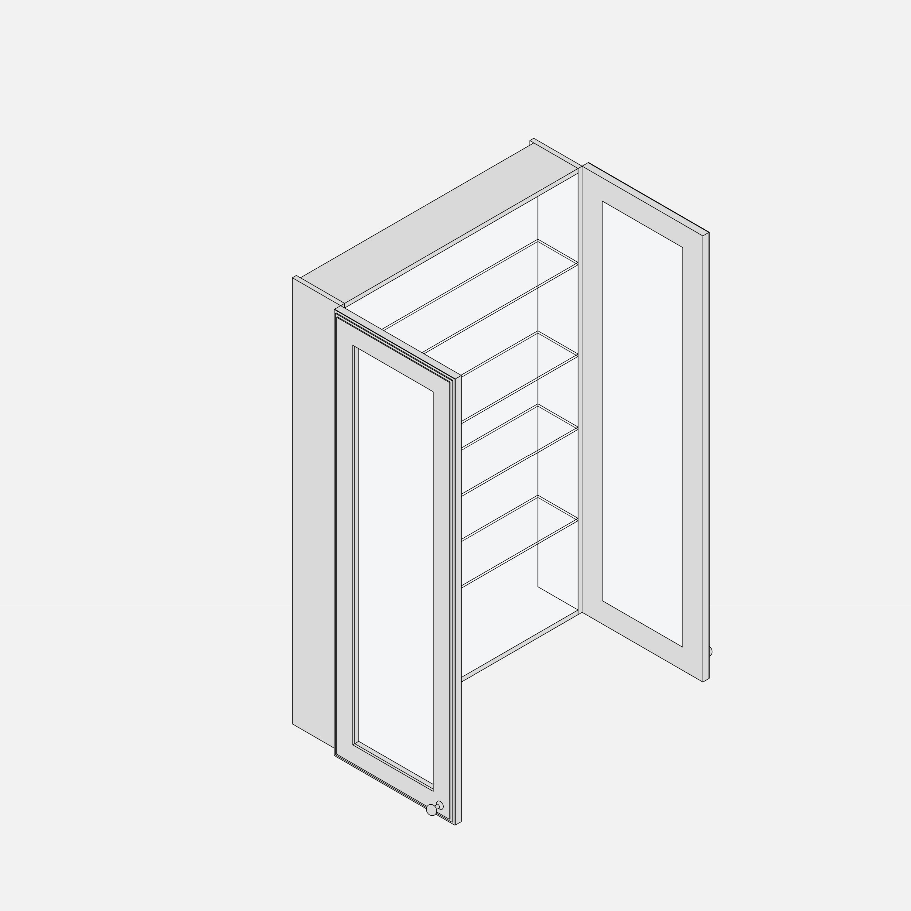 IKEA GODMORGON Mirror Cabinet revit