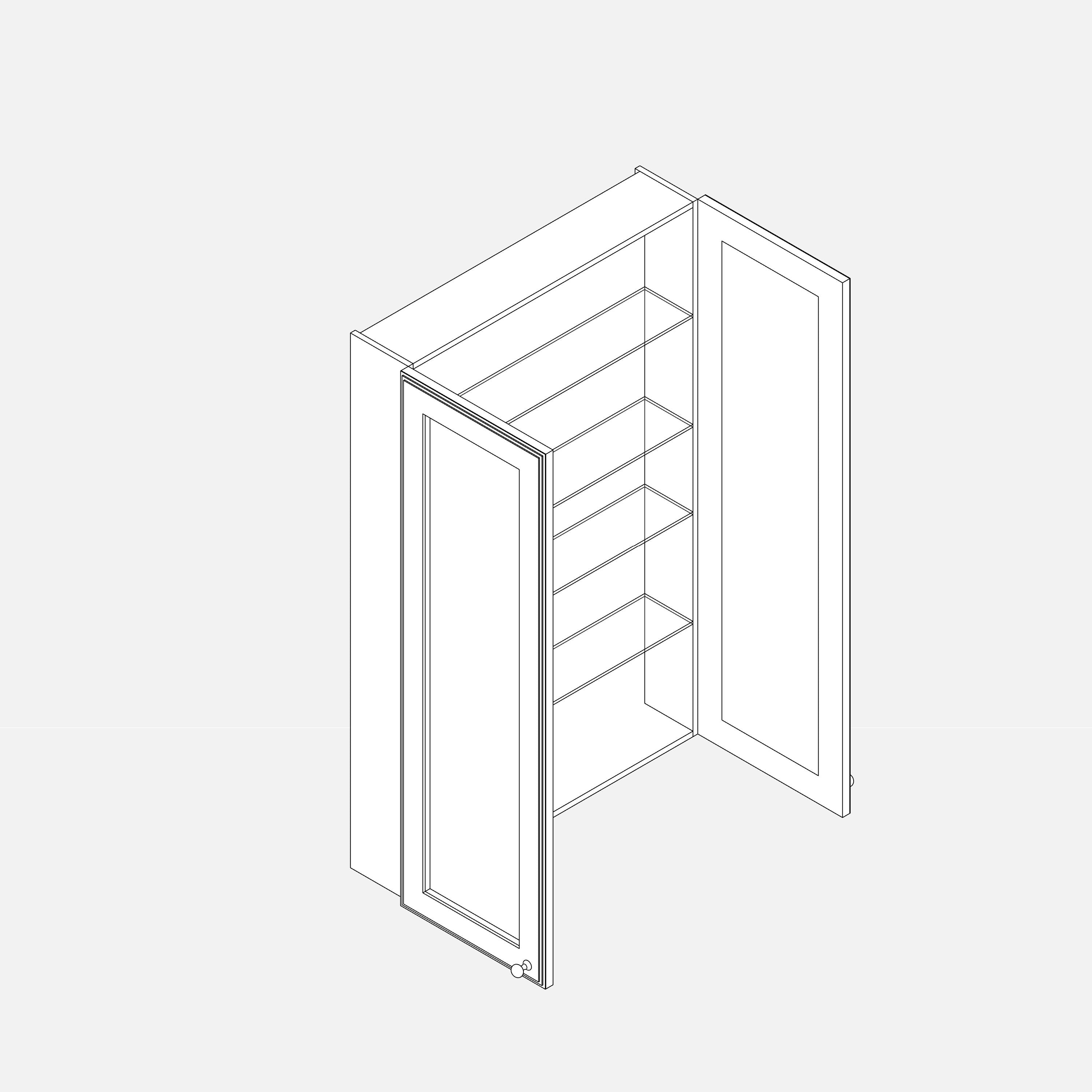 Mirror Cabinet revit